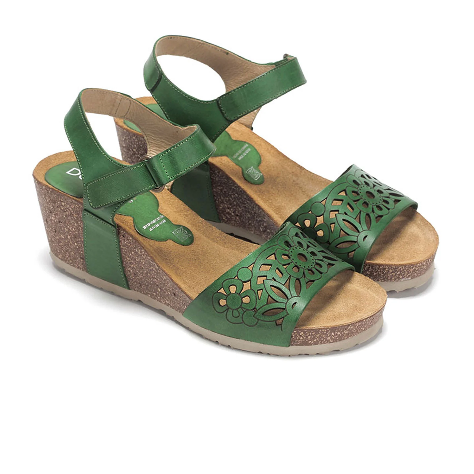 Dorking Palma D8550 Wedge Sandal(Women) - Green - Image 3