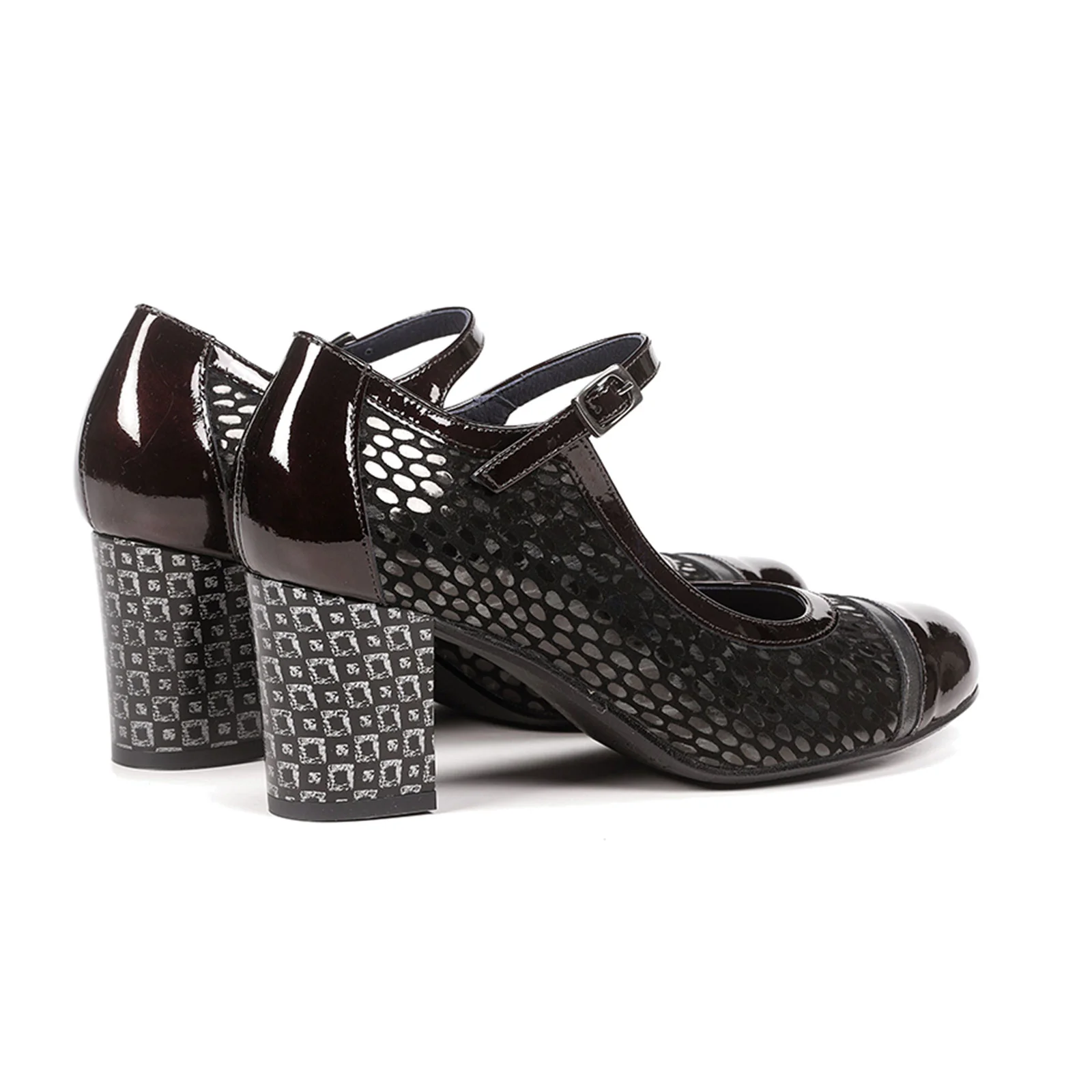 Dorking Rodin D8669 Heeled Mary Jane (Women) - Black/Bronze - Image 6