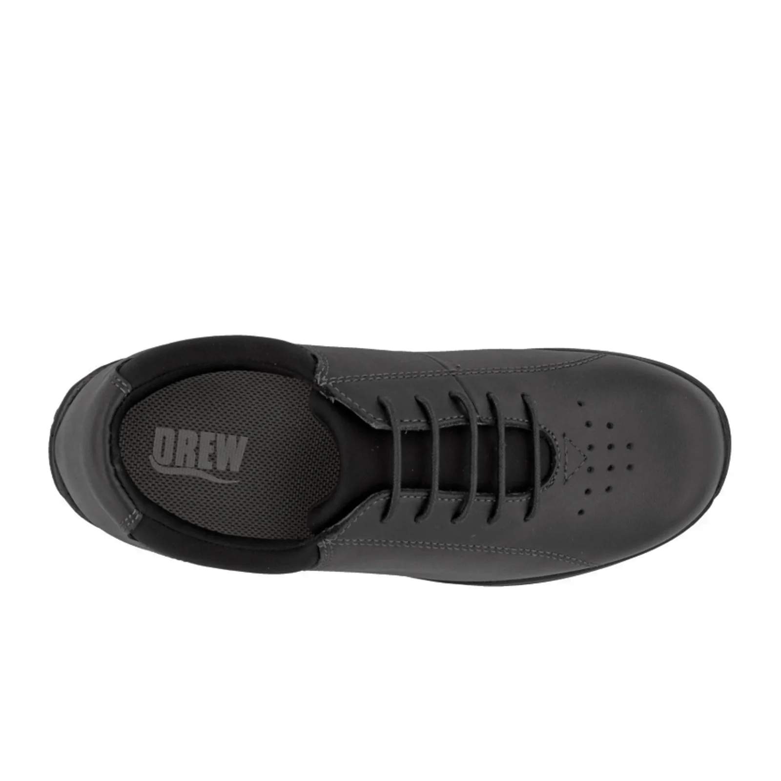 Drew Tulip Lace Up (Women) - Black Leather - Image 5