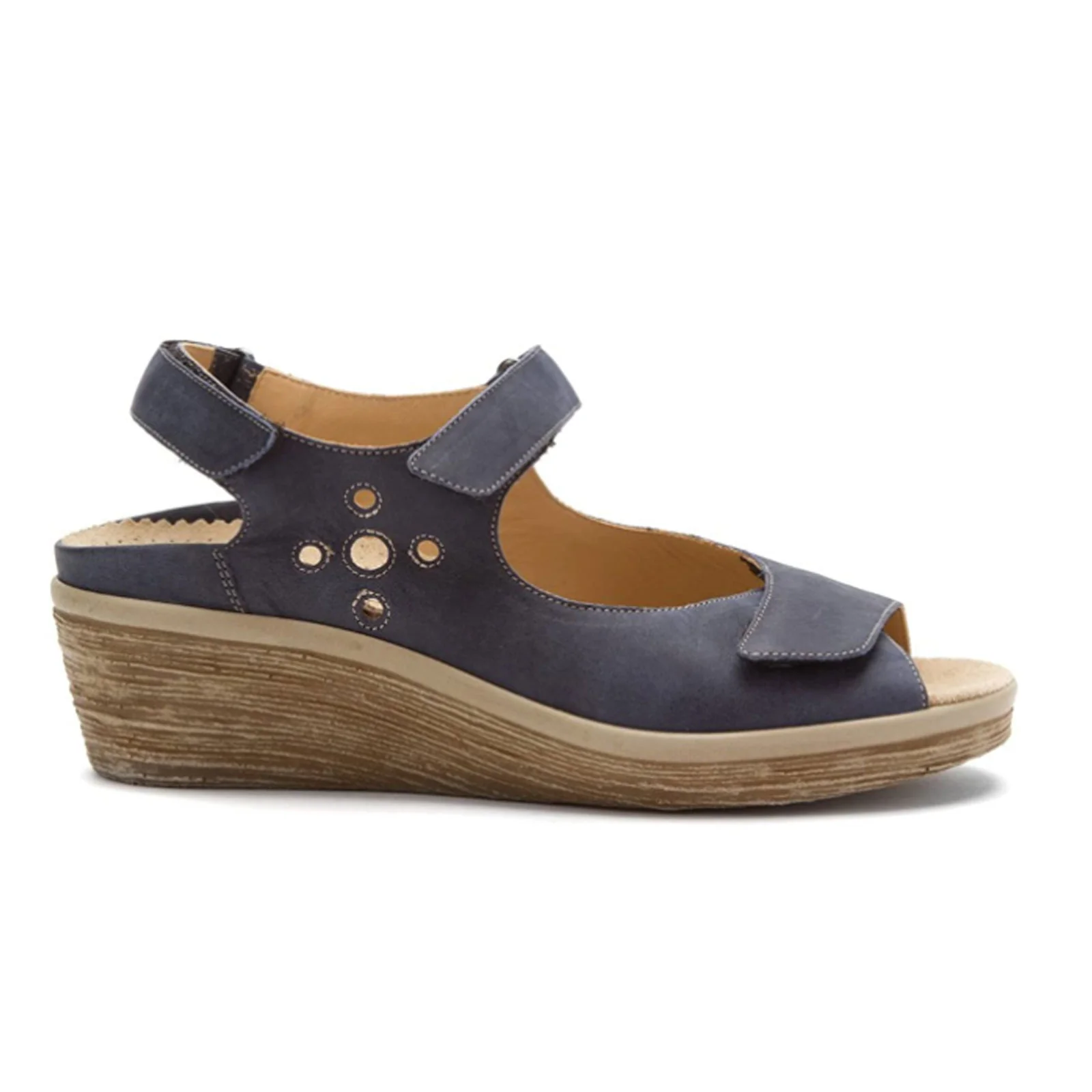 Durea Cheryl Wedge Sandal (Women) - Blue