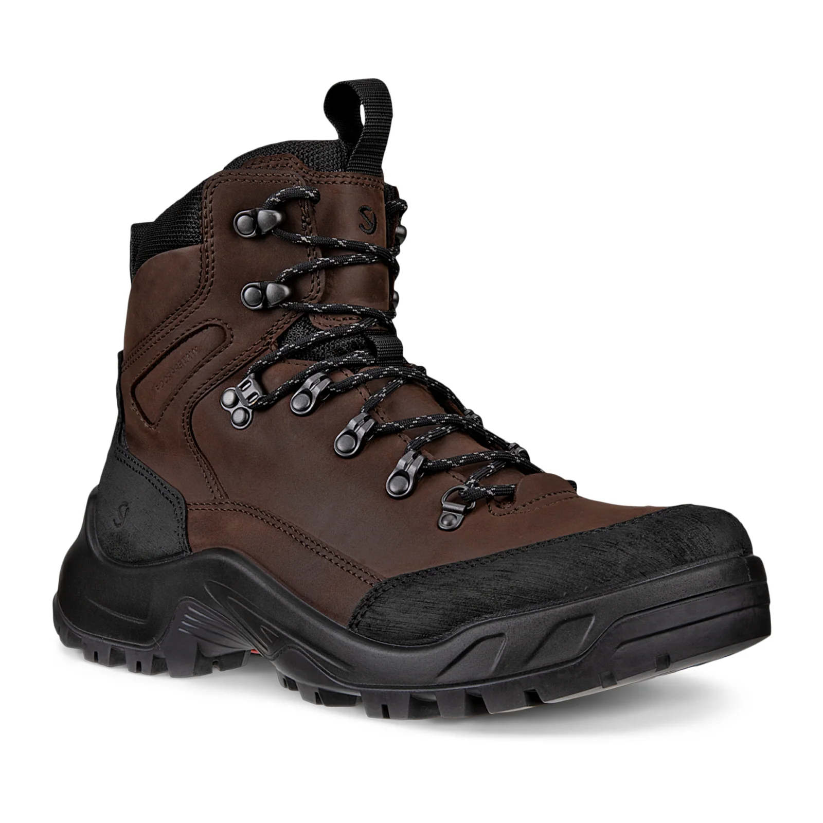 ECCO Offroad Waterproof High Hiking Boot (Men) - Black/Mocha - Image 3