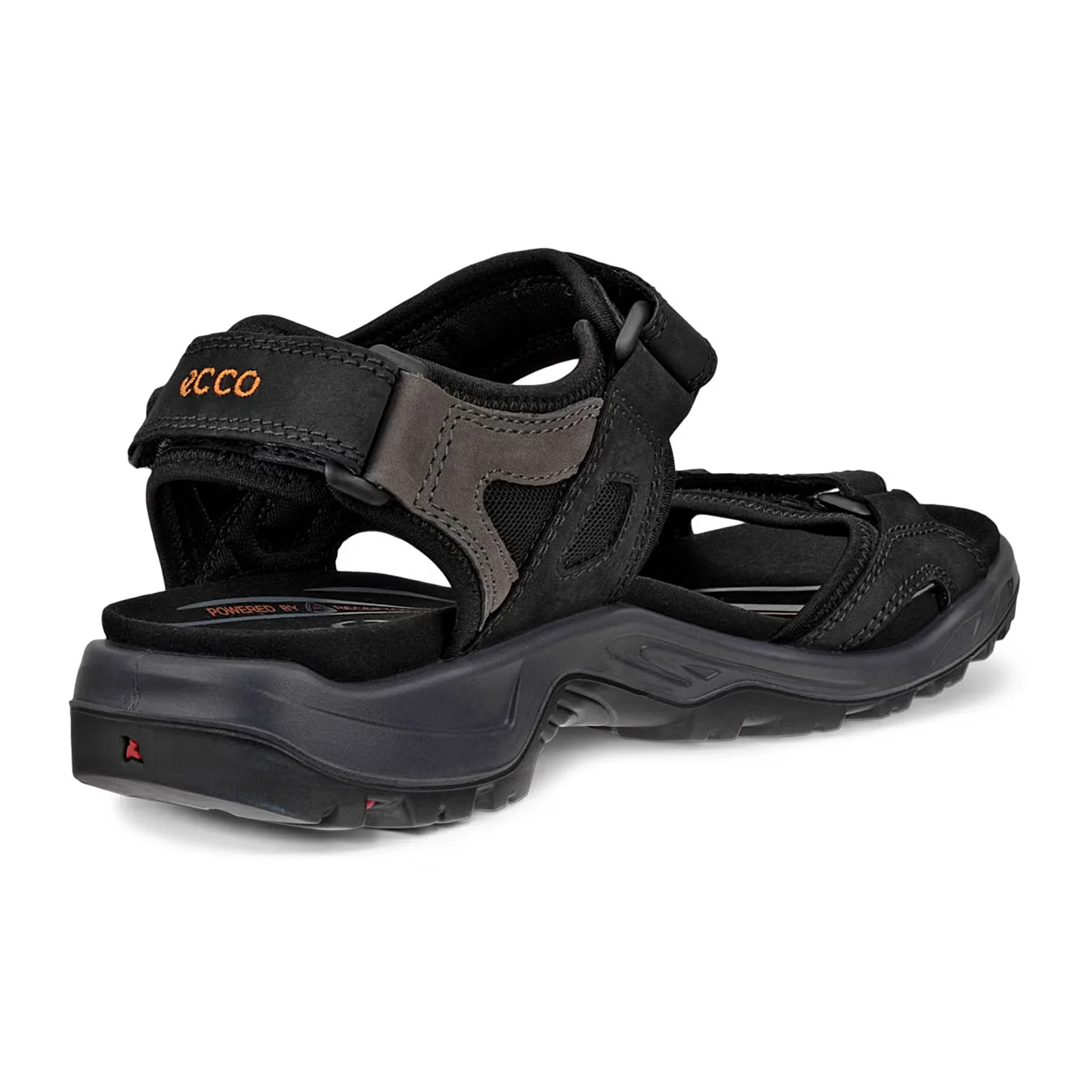ECCO Yucatan Active Sandal (Men) - Black/Mole/Black - Image 3