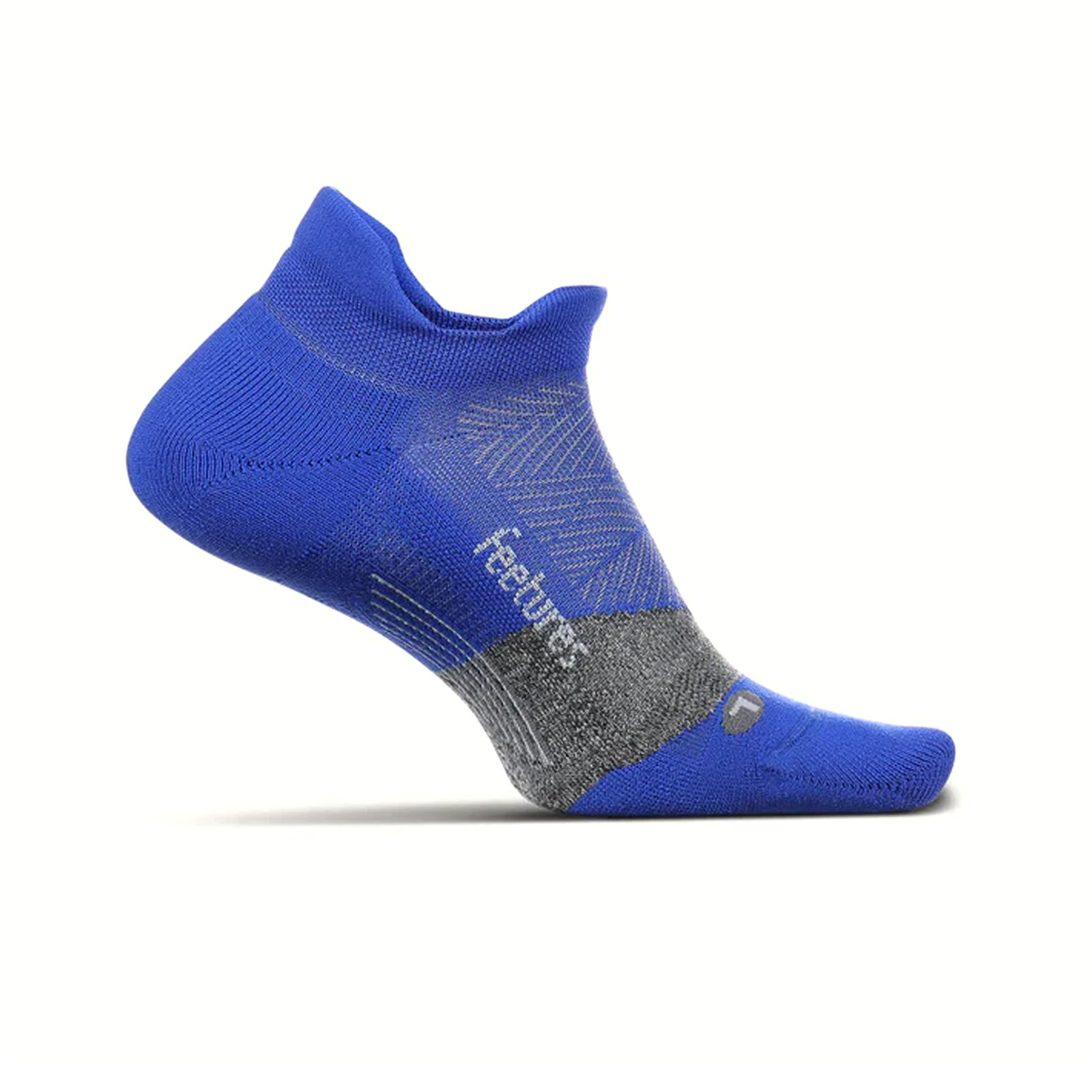 Feetures Elite Ultra Light No Show Tab Sock (Unisex) - Boost Blue