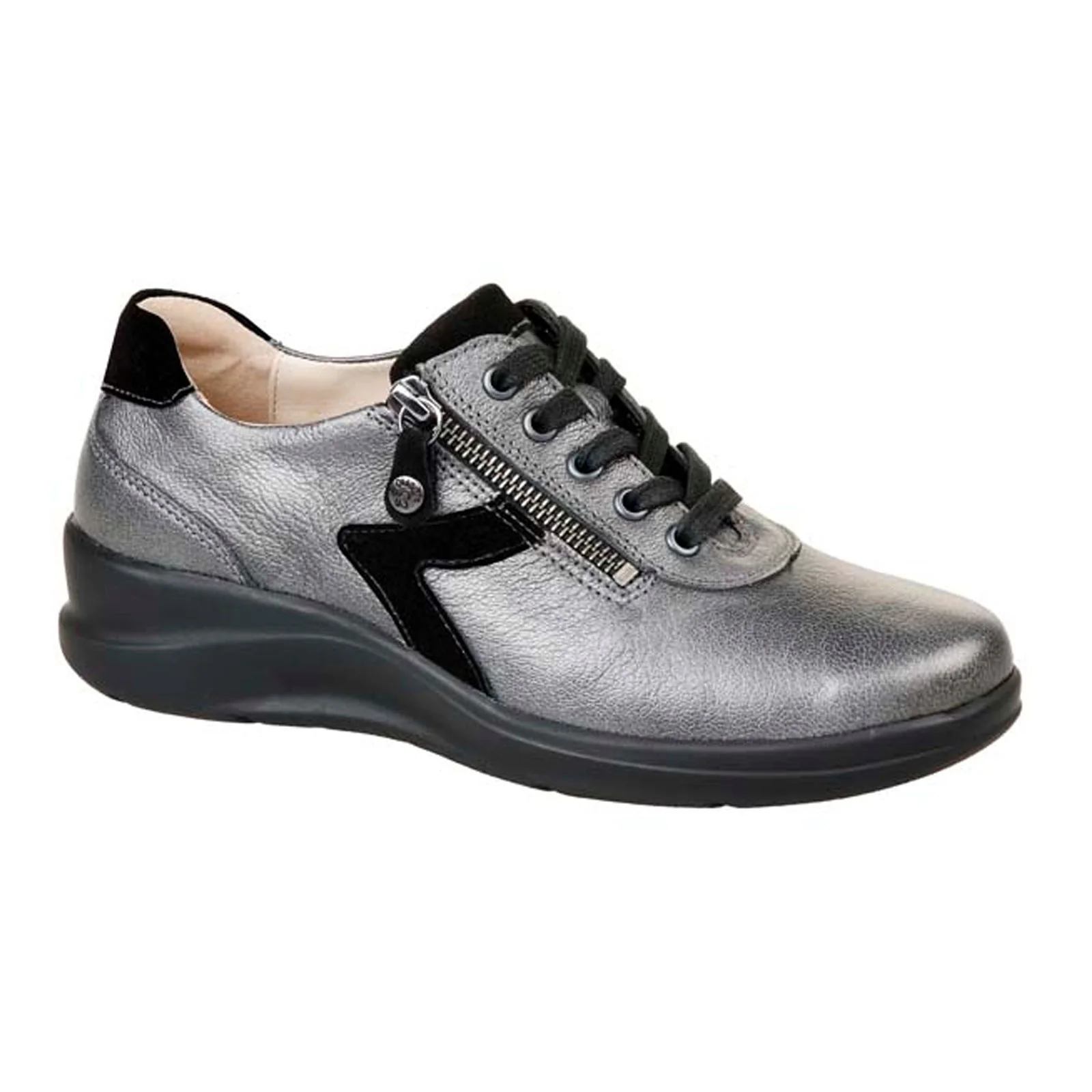 Fidelio Hallux Harmony Lace Up (Women) - Asphalt/Combi