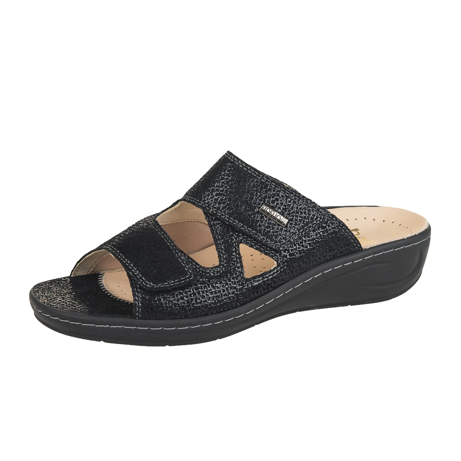 Fidelio Linz Slide Sandal (Women) - Black Float - Image 2