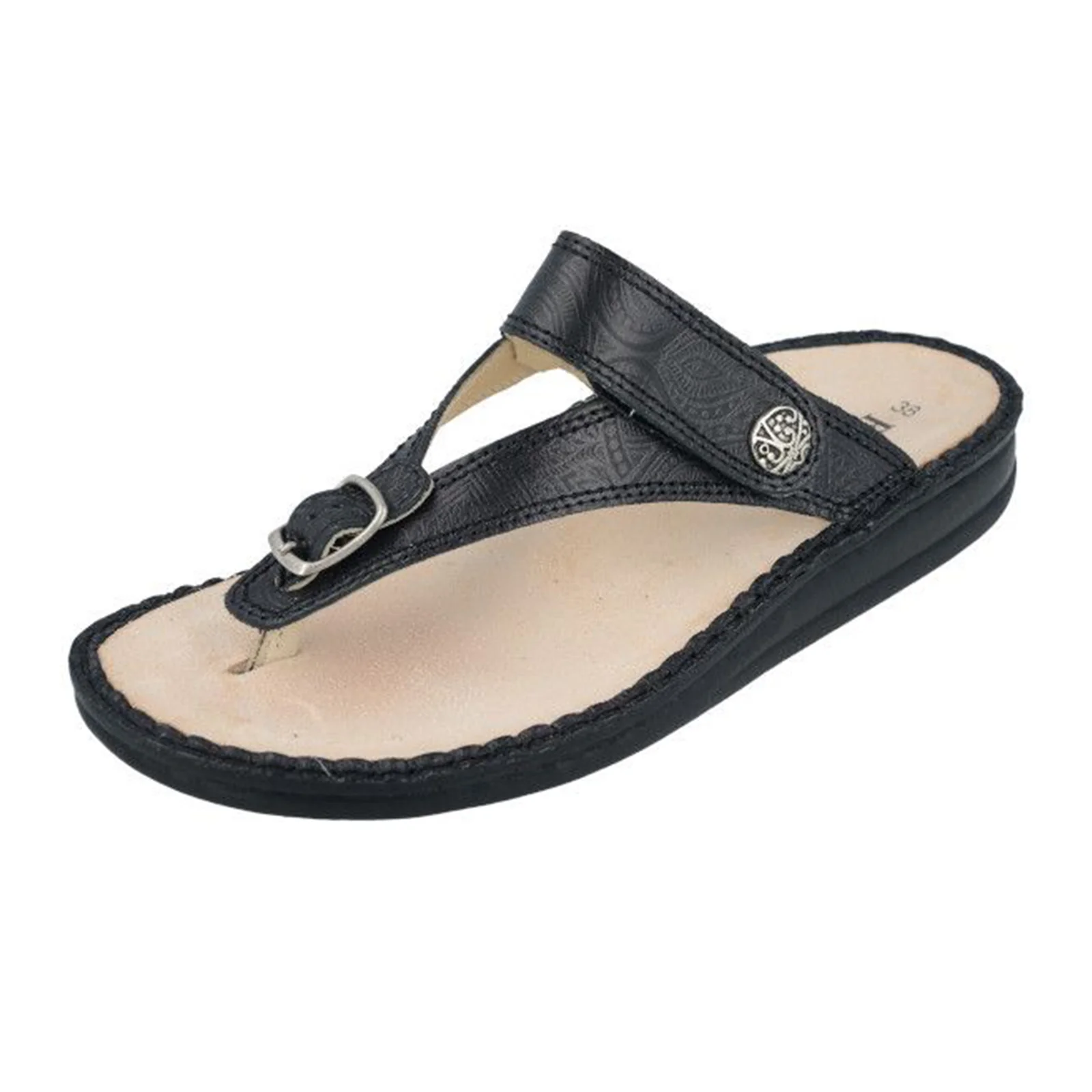 Finn Comfort Alexandria Sandal (Women) - Schwarz Arabesque - Image 2