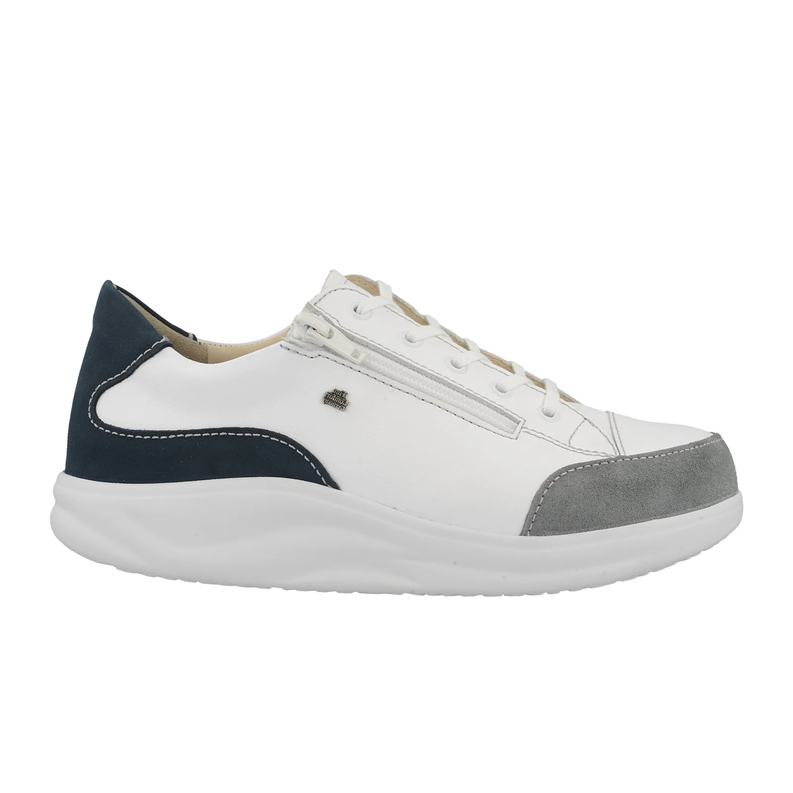 Finn Comfort Hachiouji Sneaker (Women) - Grey/White/Blue Vo