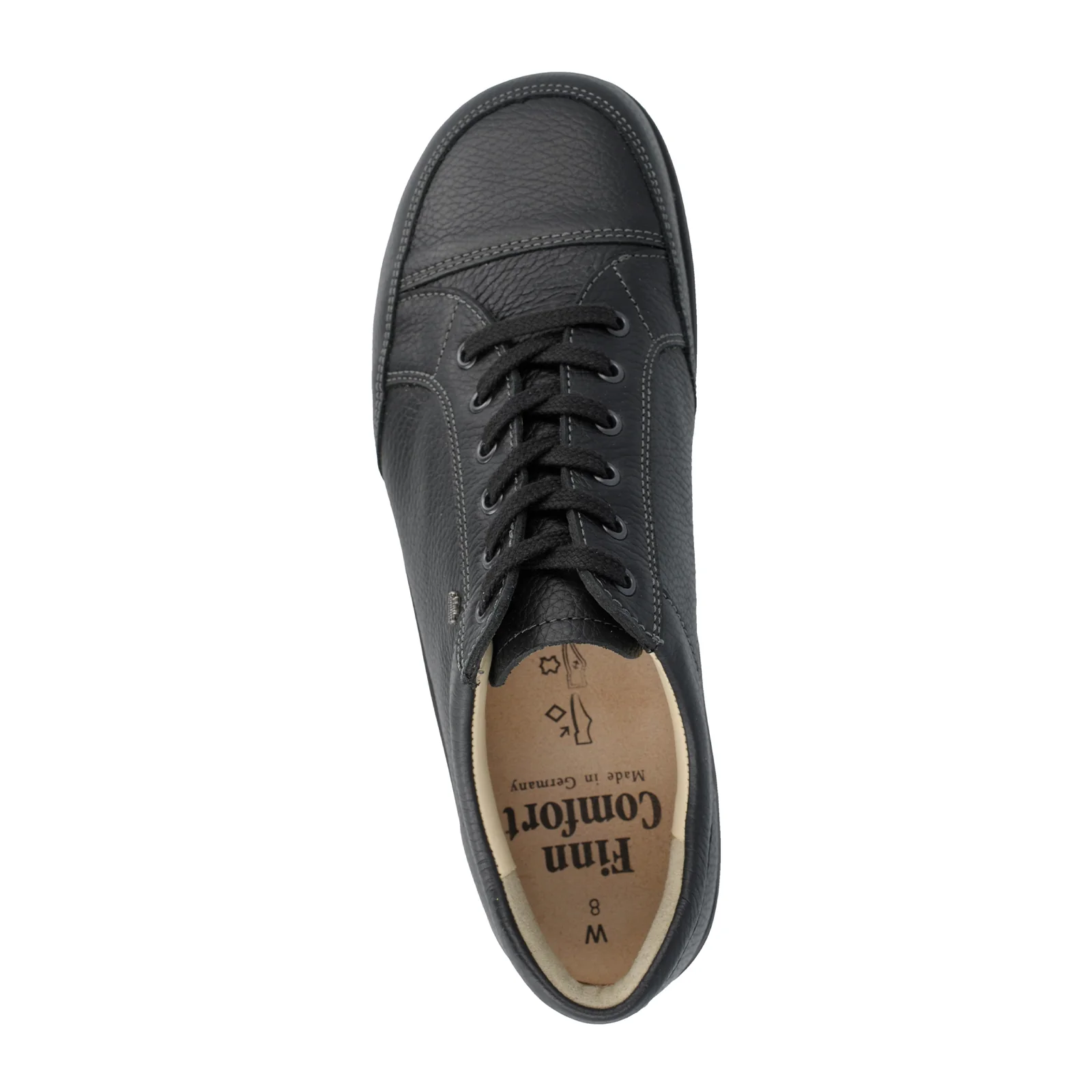 Finn Comfort Huelva Lace Up (Men) - Black Bison - Image 3