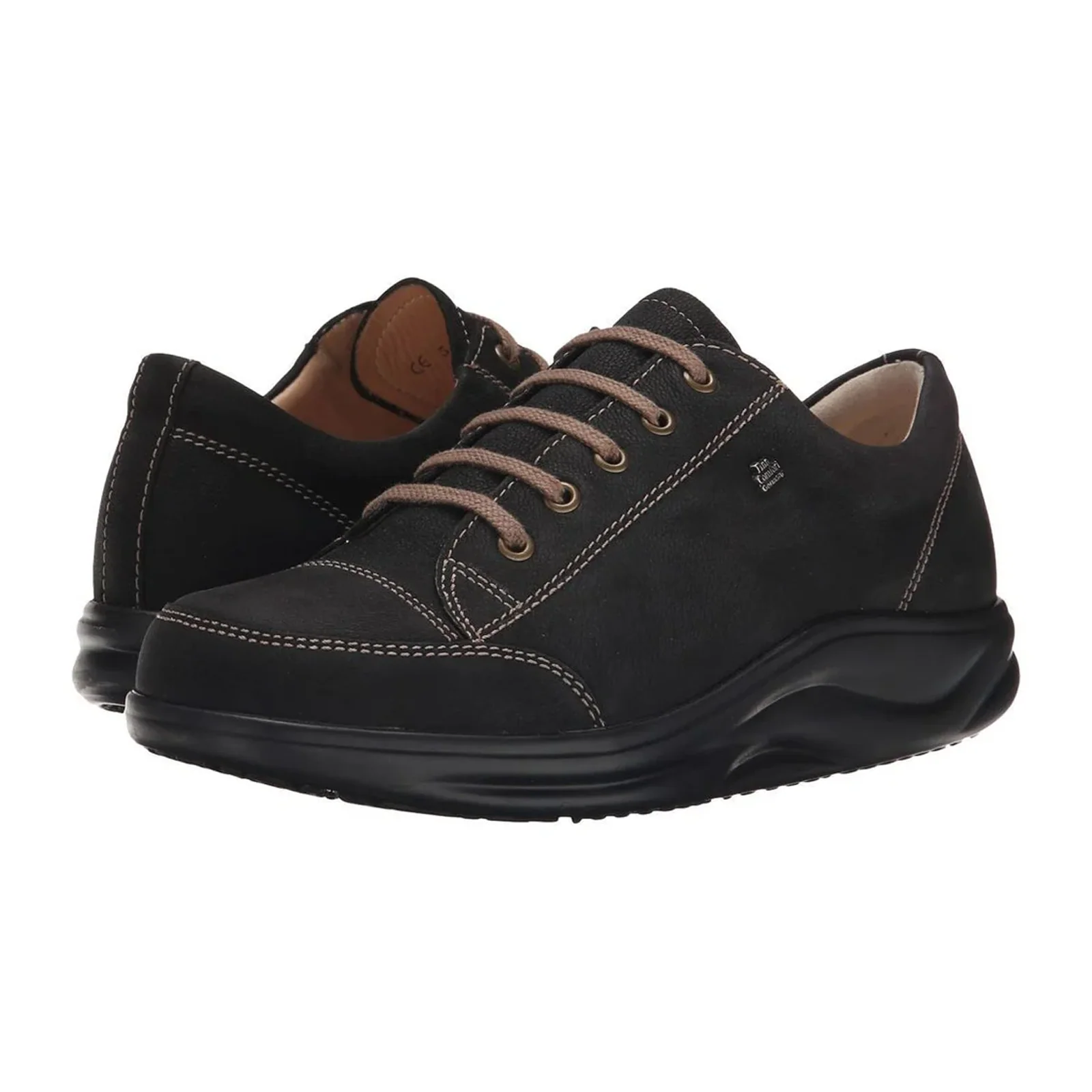 Finn Comfort Ikebukuro Lace Up (Women) - Rodeobuk Schwarz - Image 3