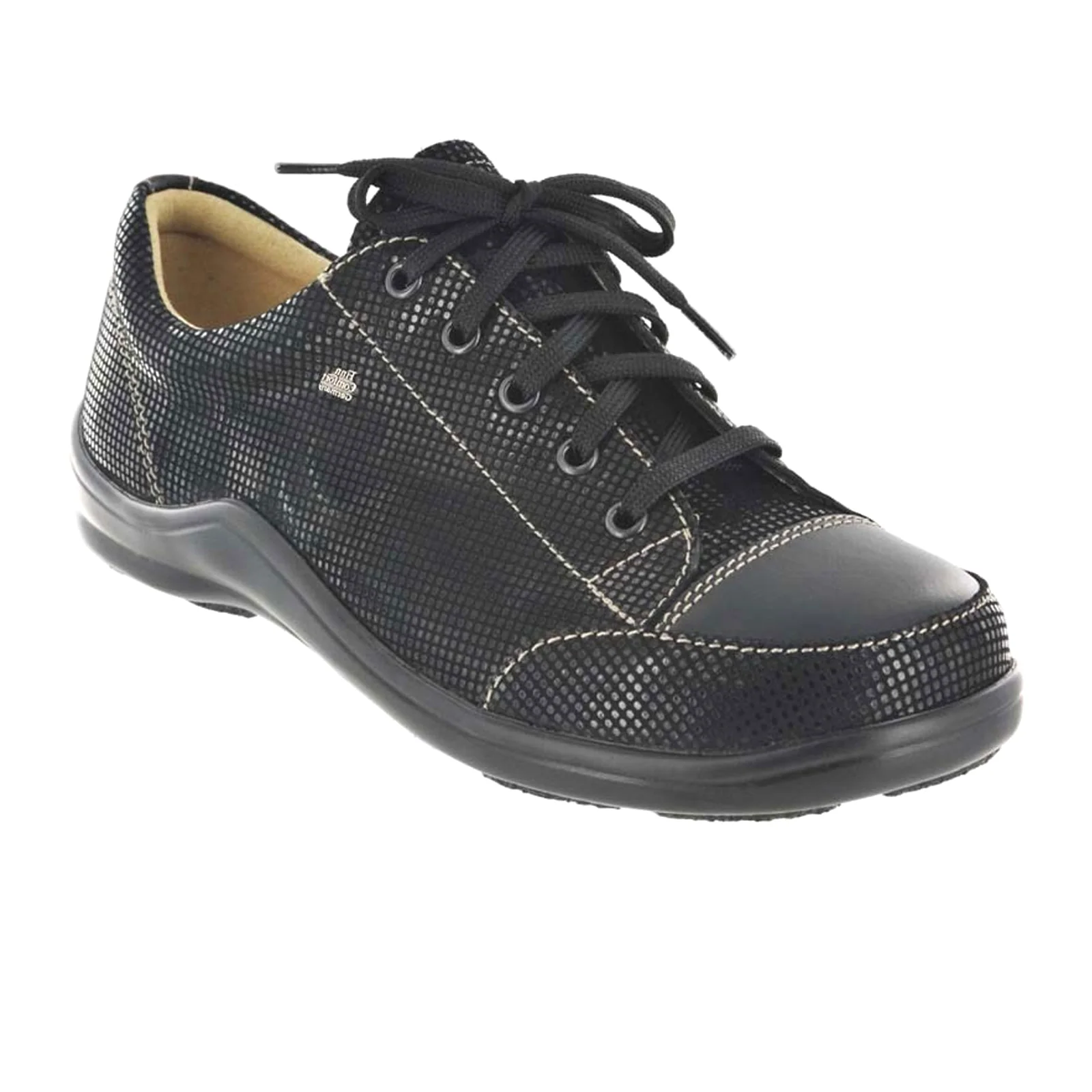 Finn Comfort Soho-S Sneaker (Women) - Black Shimmer - Image 2