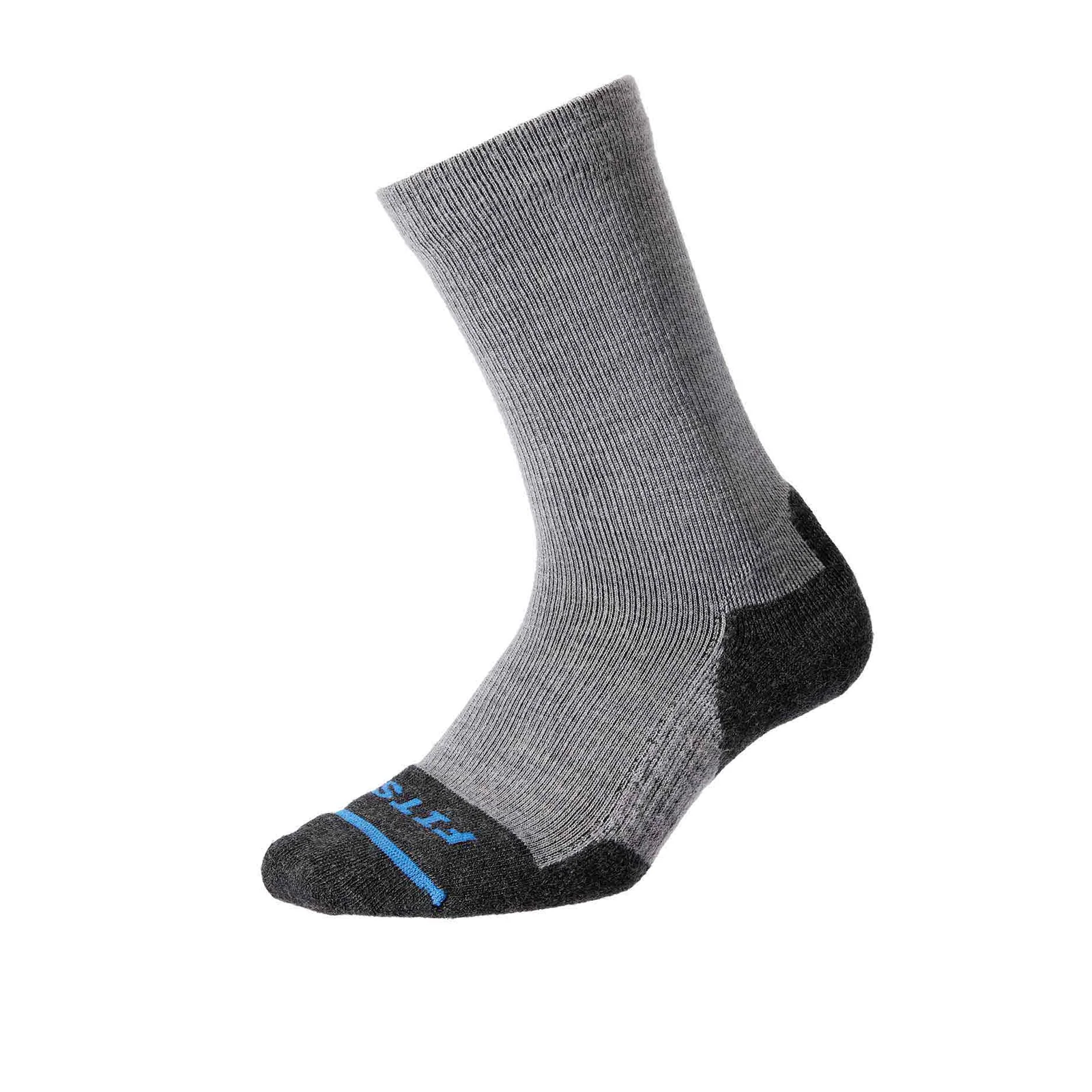 FITS F1002 Light Cushion Hiker Crew Sock (Unisex) - Light Grey - Image 2