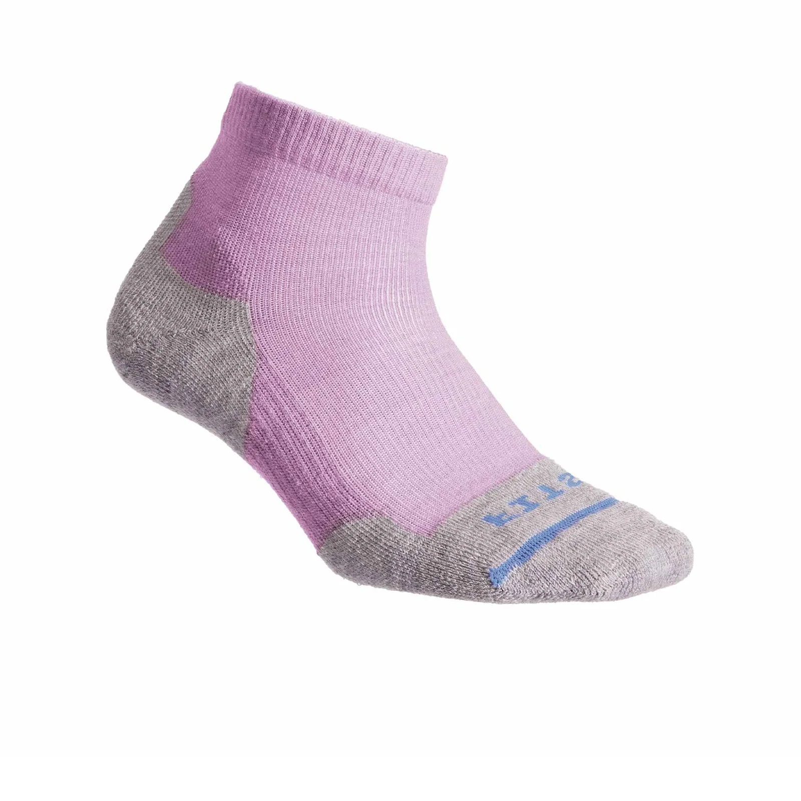 FITS F1003 Light Cushion Hiker Quarter Sock (Unisex) - Grape Jam