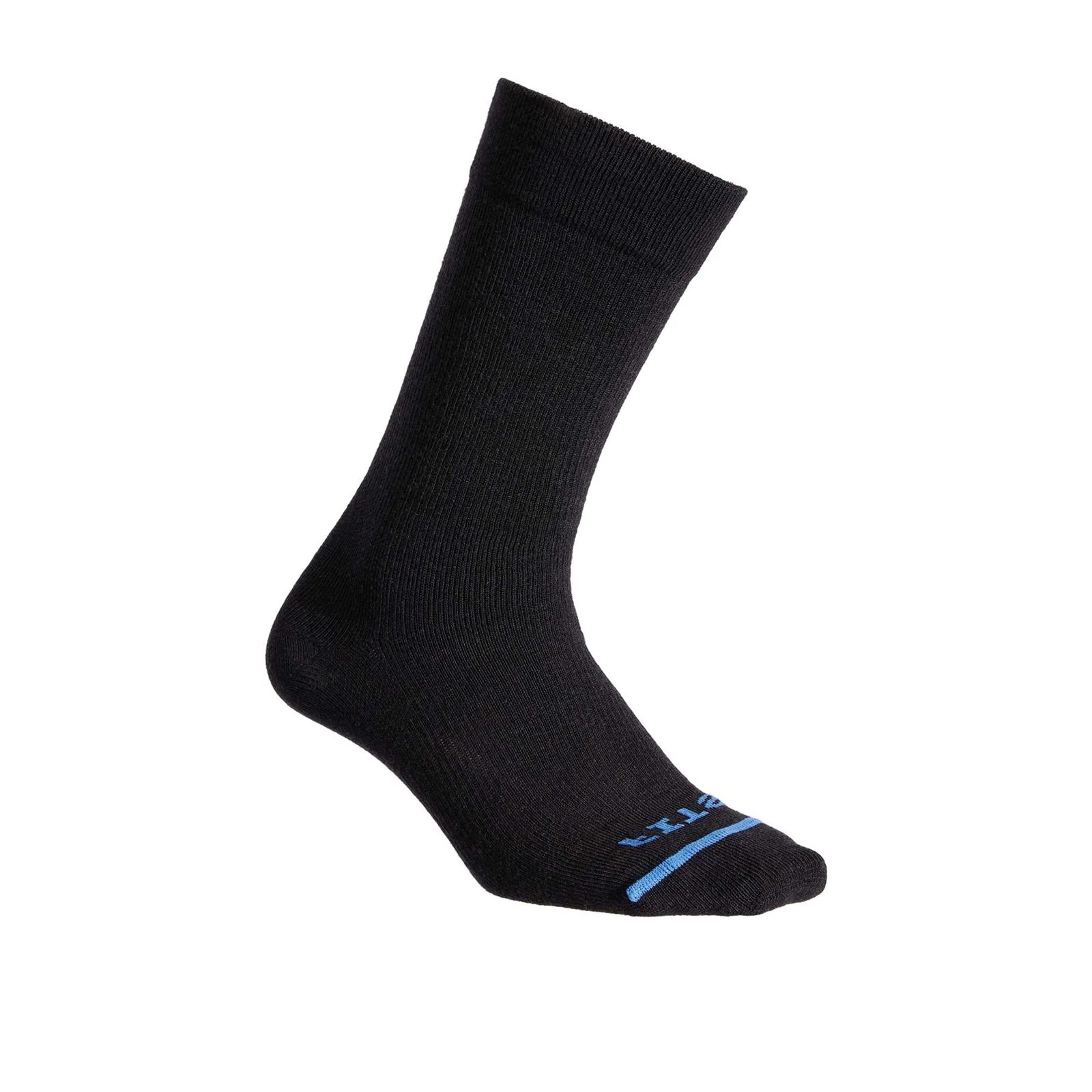 FITS F5001 Ultra Light Dress Crew Sock (Unisex) - Black