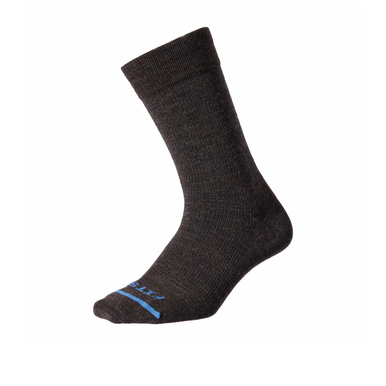 FITS F5001 Ultra Light Dress Crew Sock (Unisex) - Chestnut - Image 2
