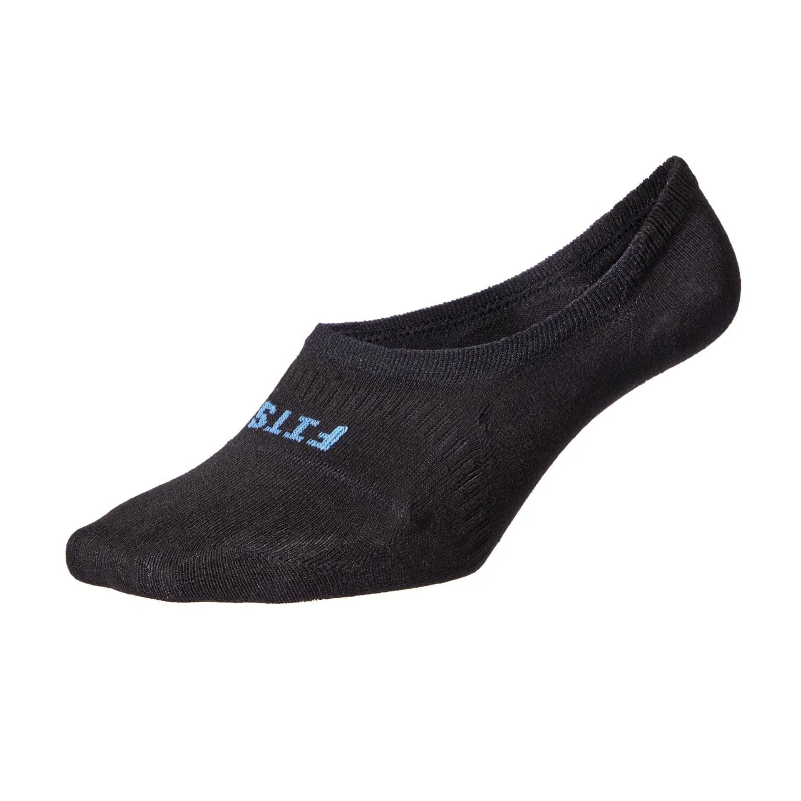 FITS F5075 Ultra Light Invisible No Show Sock (Unisex) - Black - Image 2