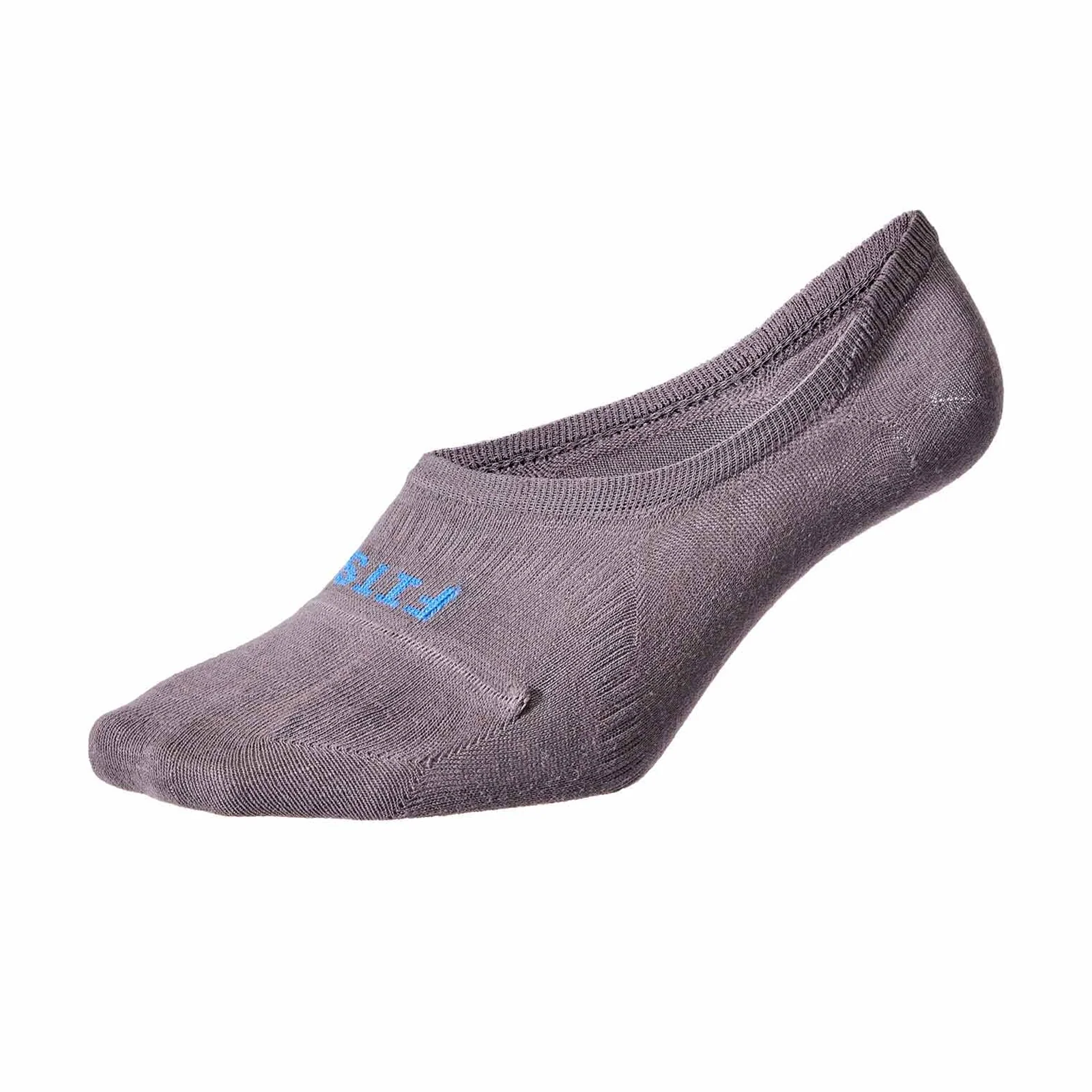 FITS F5075 Ultra Light Invisible No Show Sock (Unisex) - Grey - Image 2