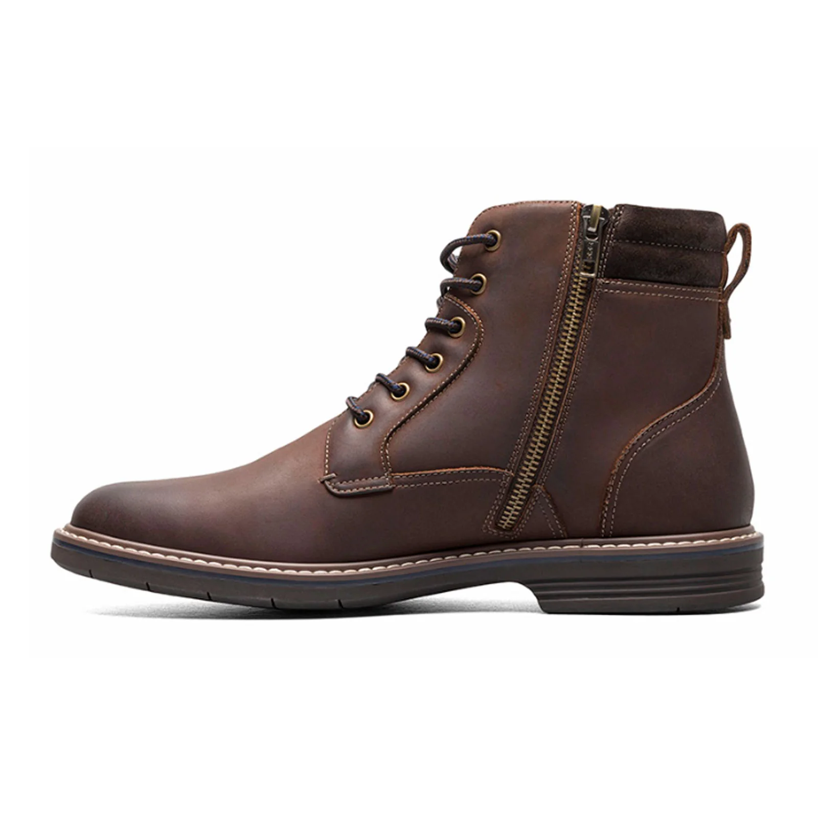 Florsheim Norwalk Plain Toe Lace Up Boot (Men) - Brown Crazy Horse - Image 2