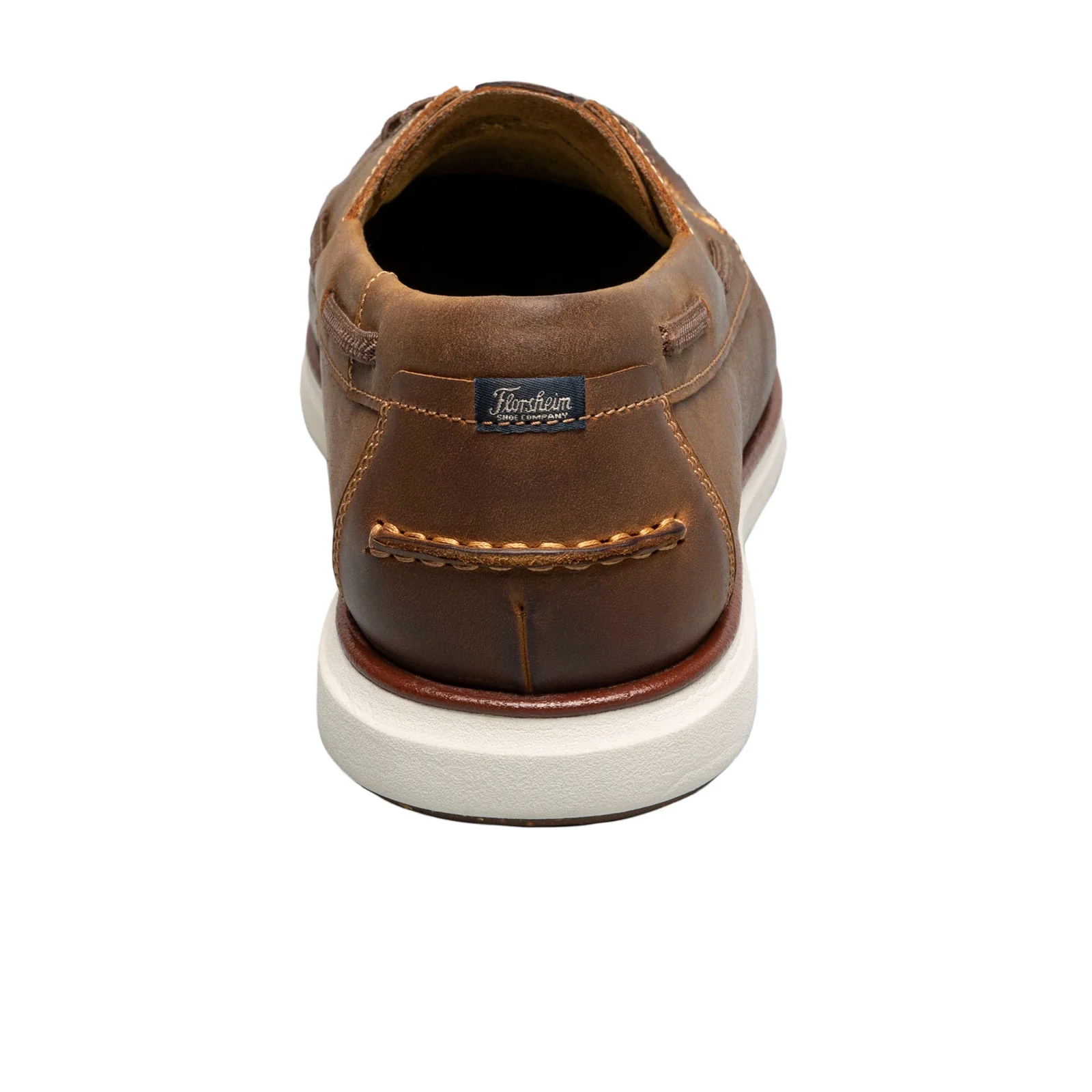 Florsheim Tropics Elastic Lace Moc Toe Boat Shoe (Men) - Brown Crazy Horse - Image 6