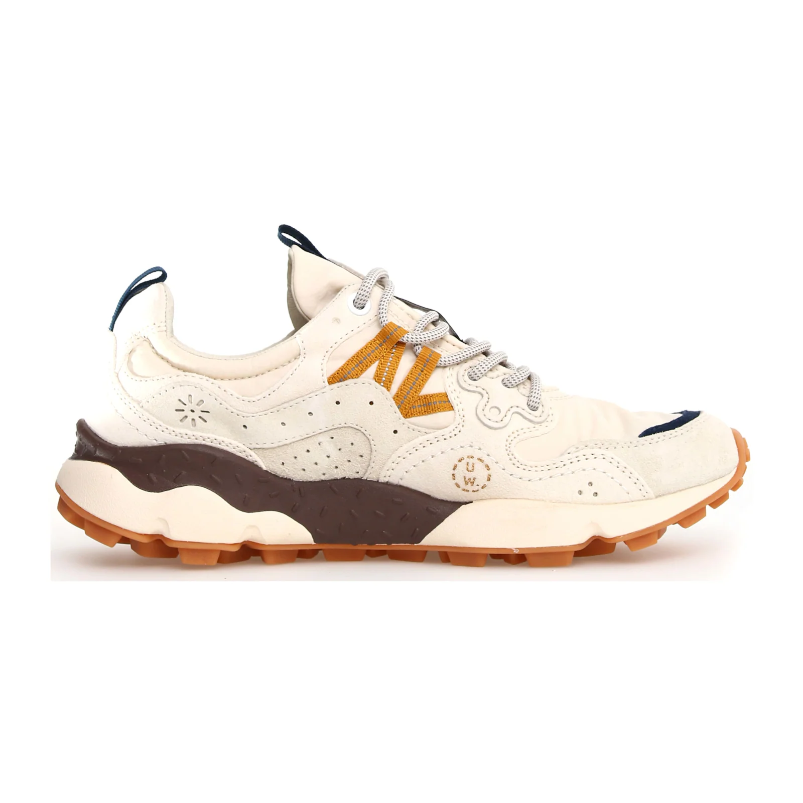 Flower Mountain Yamano 3 Sneaker (Unisex) - Ecru/Light Brown - Image 2