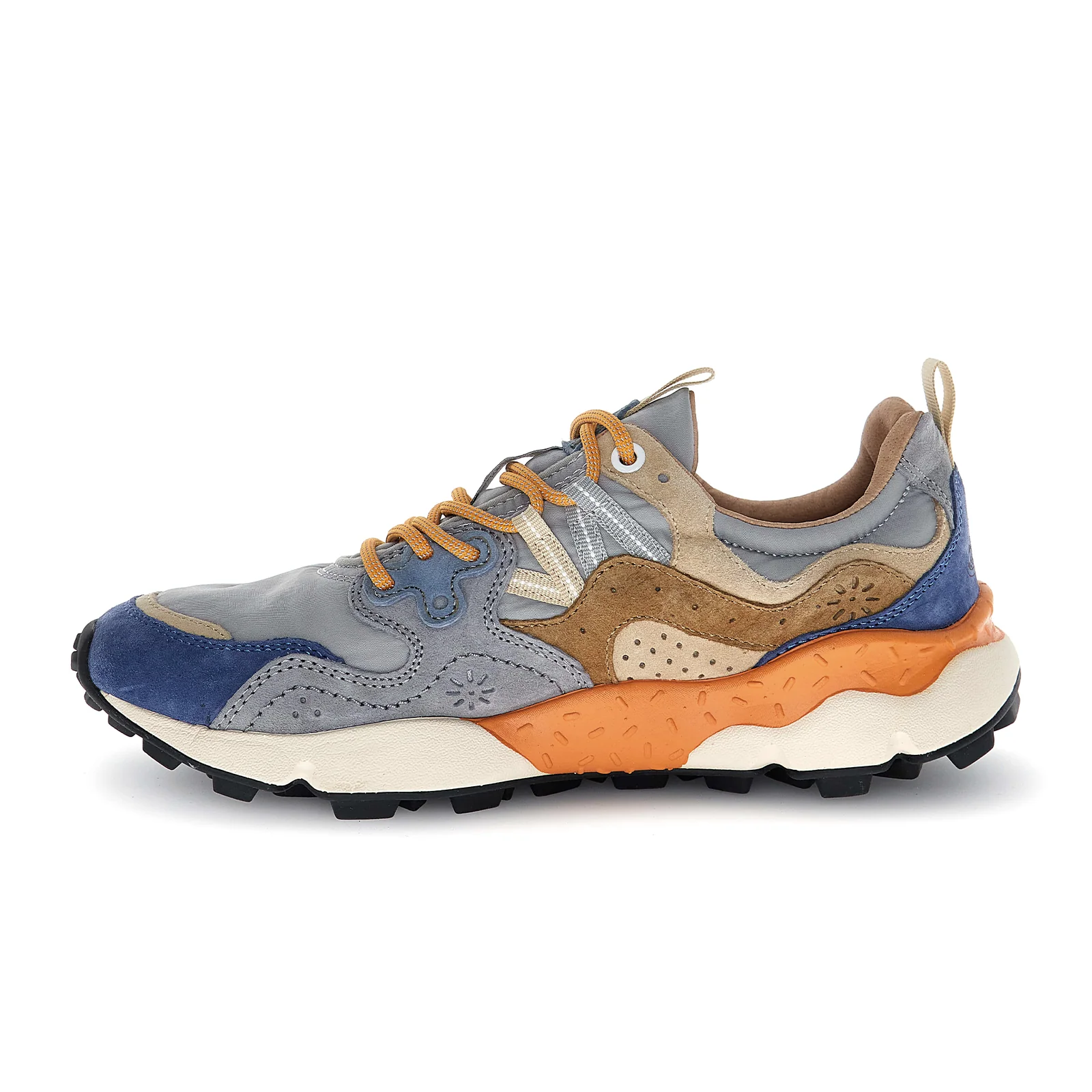 Flower Mountain Yamano 3 Sneaker (Unisex) - Navy/Grey/Taupe - Image 2