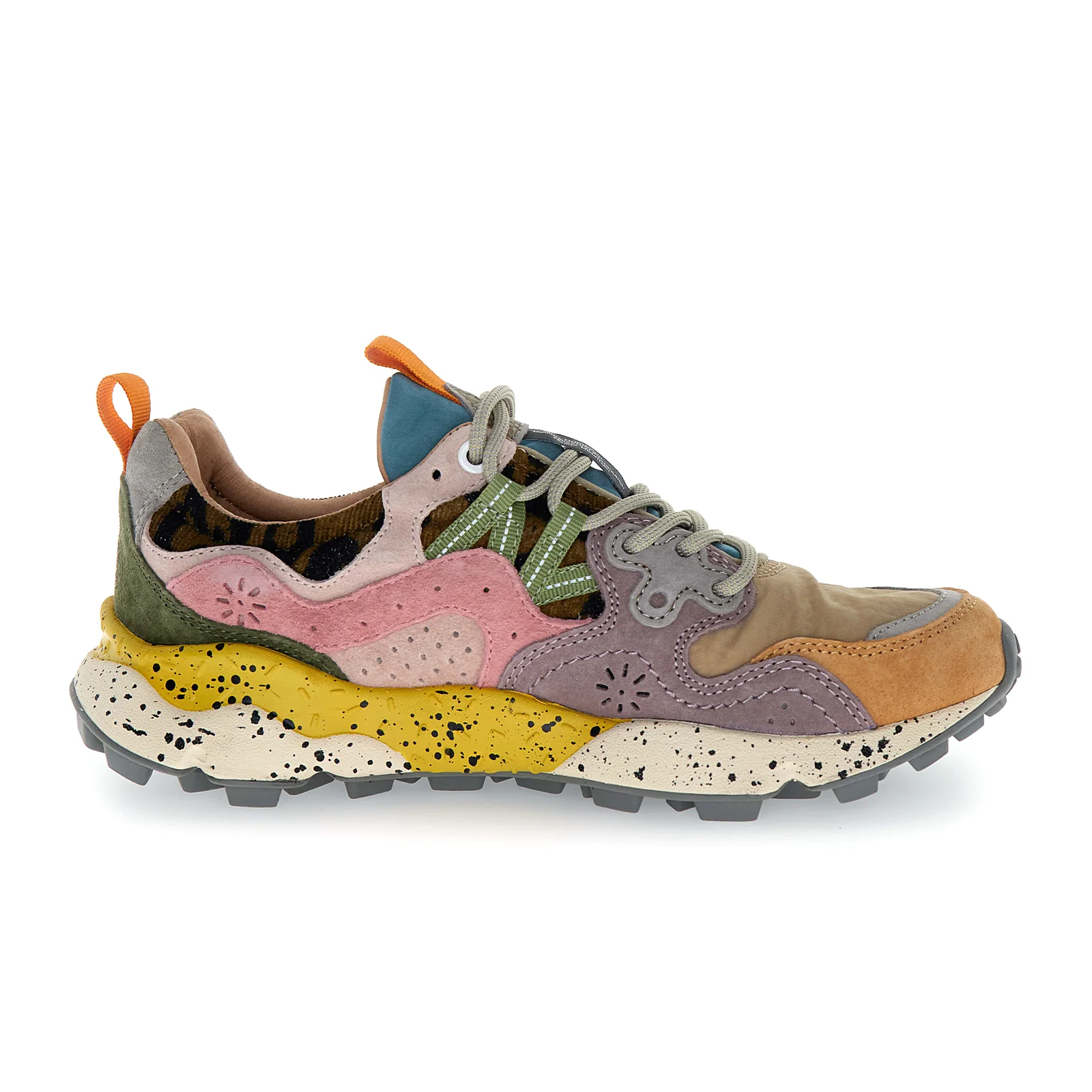 Flower Mountain Yamano 3 Sneaker (Women) - Leo Light Mustard/Grey/Cipria