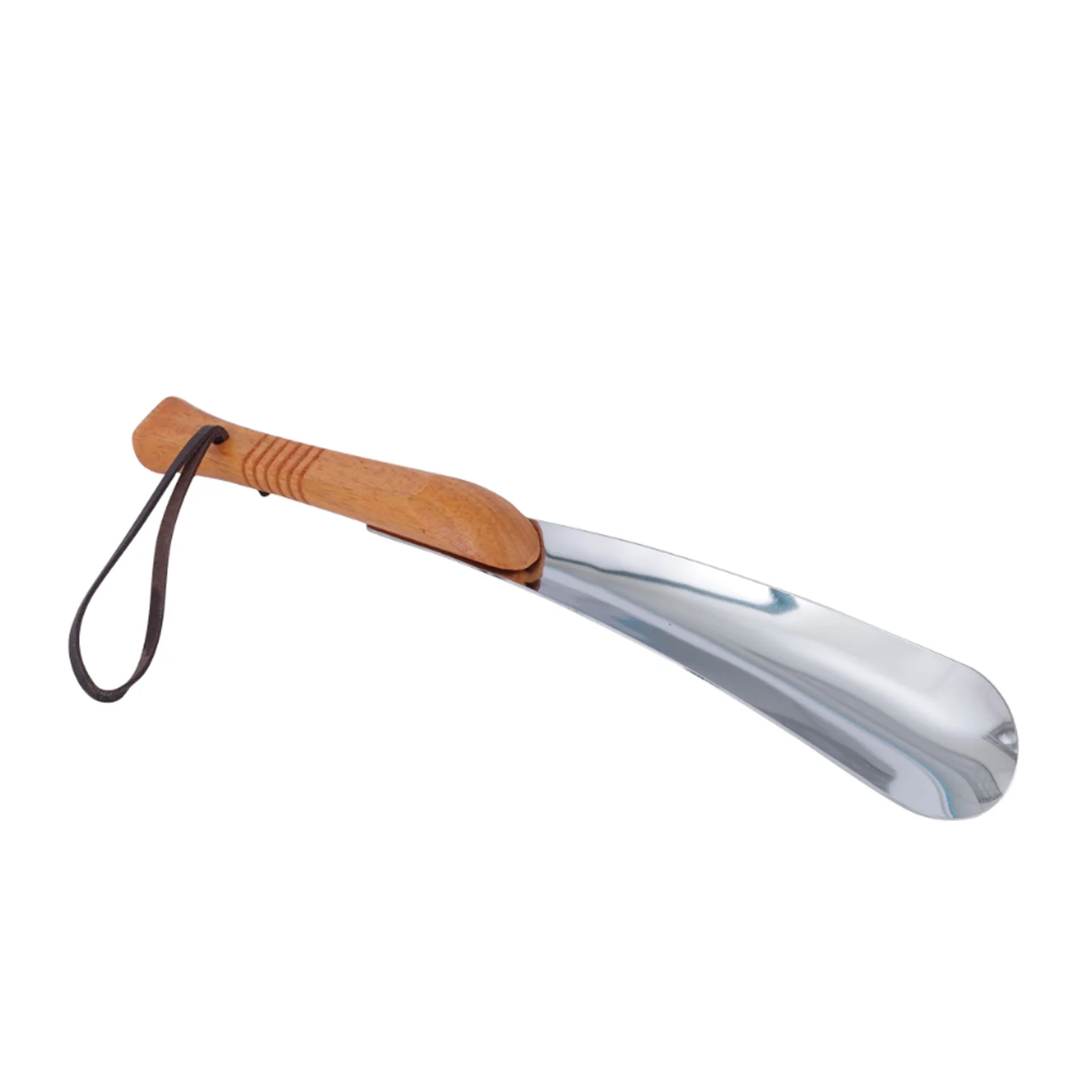 Four Seasons Plated Shoe Horn with Wood Handle - Image 2
