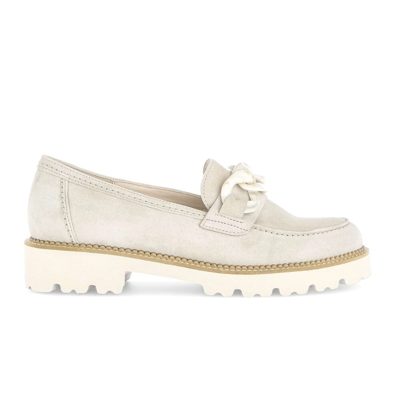 Gabor 240 Chain Loafer (Women) - Natural Leather