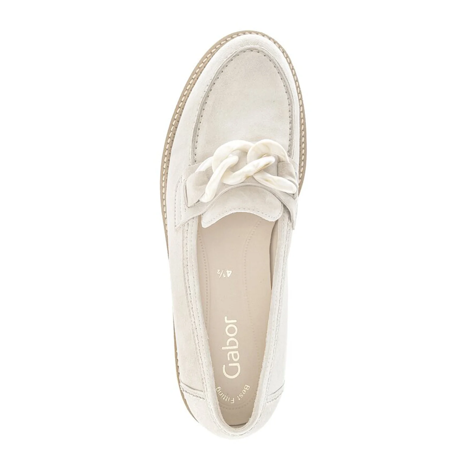Gabor 240 Chain Loafer (Women) - Natural Leather - Image 4