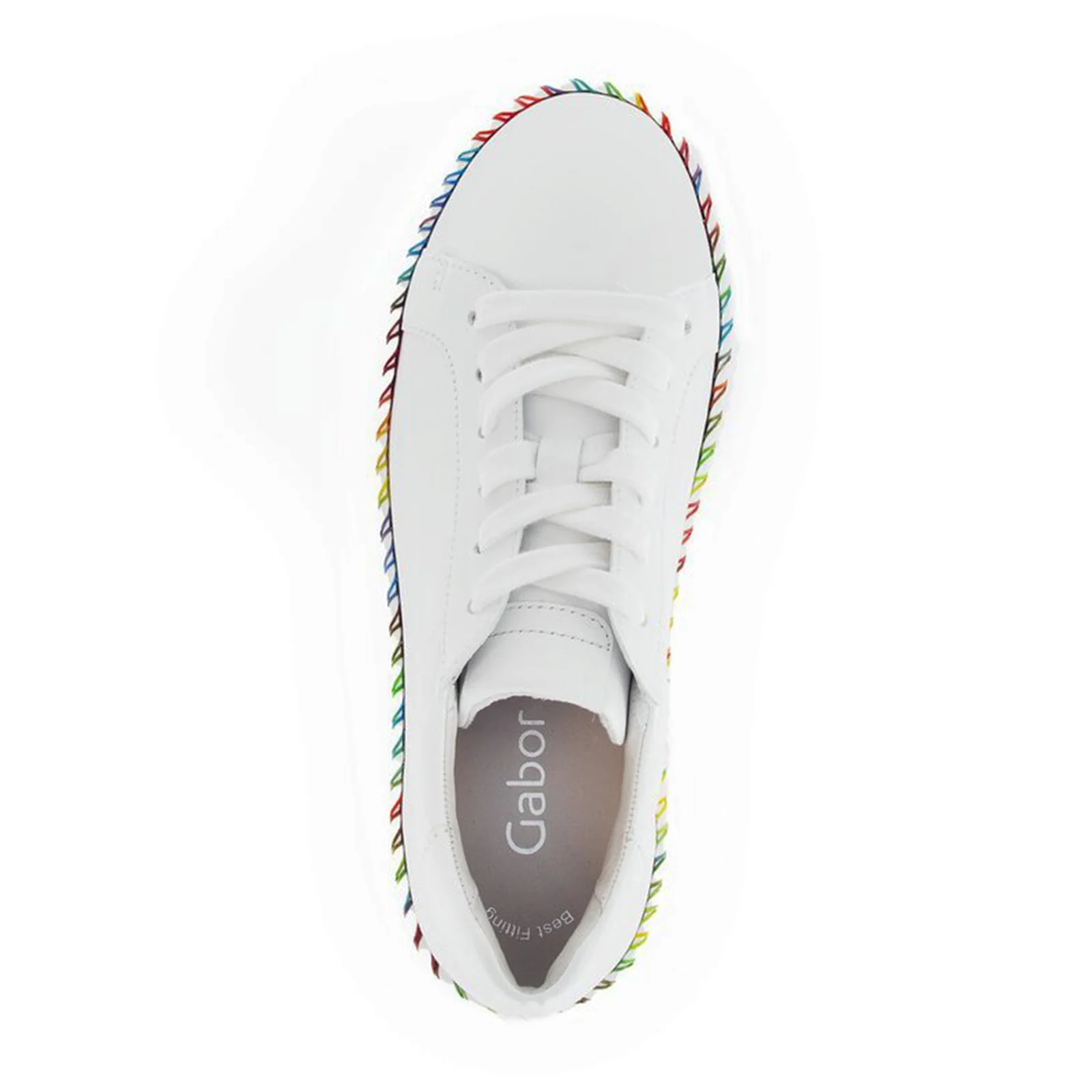 Gabor 240 Platform Sneaker (Women) - Nappa/Weiss - Image 5