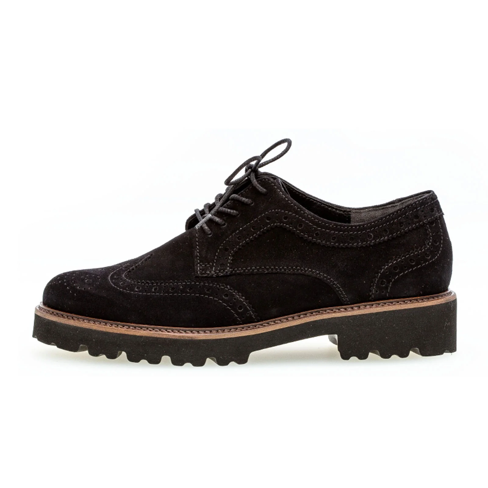Gabor 244 Oxford (Women) - Black Suede - Image 2
