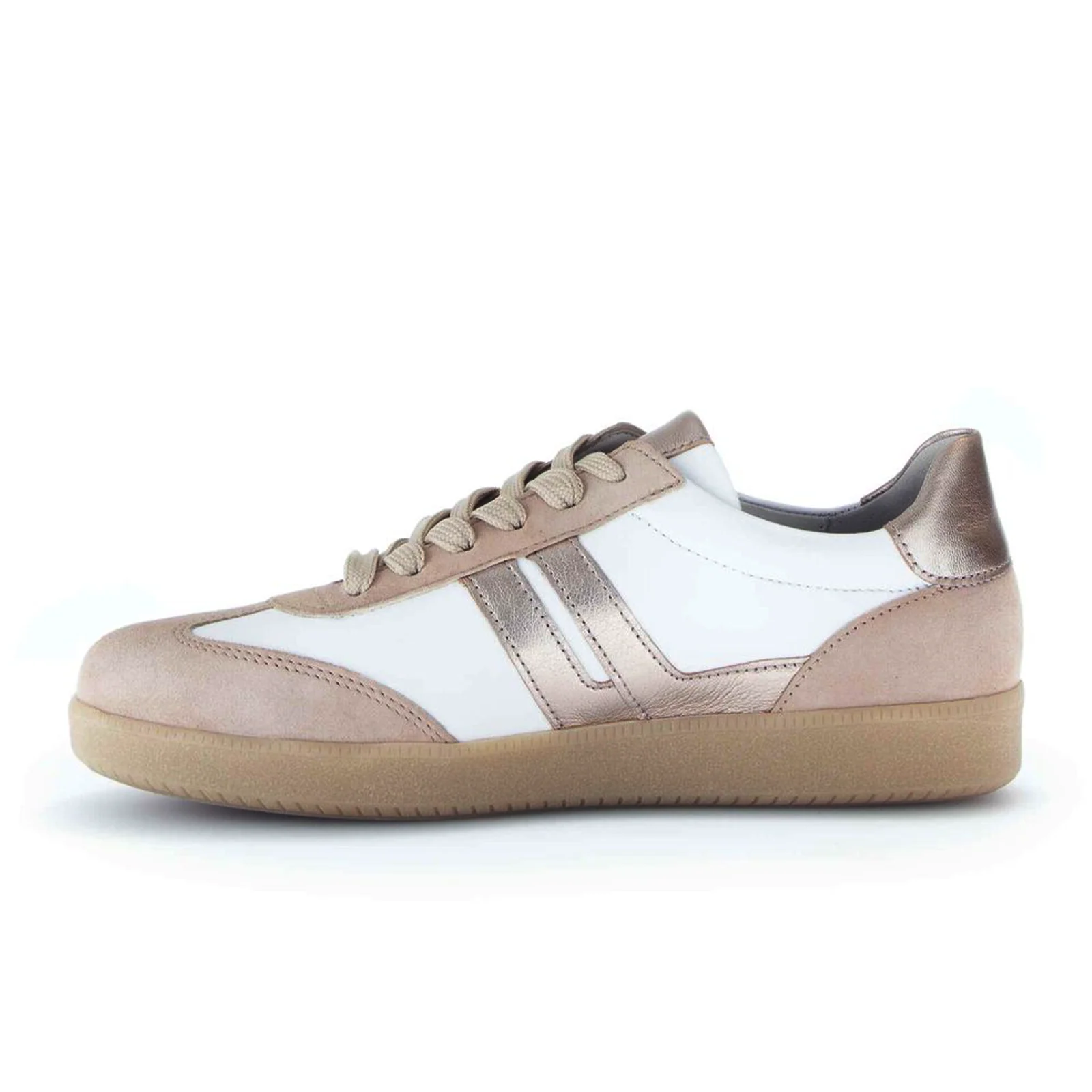 Gabor 300 Court Sneaker (Women) - Samtchevr/Nappa/Latte - Image 2