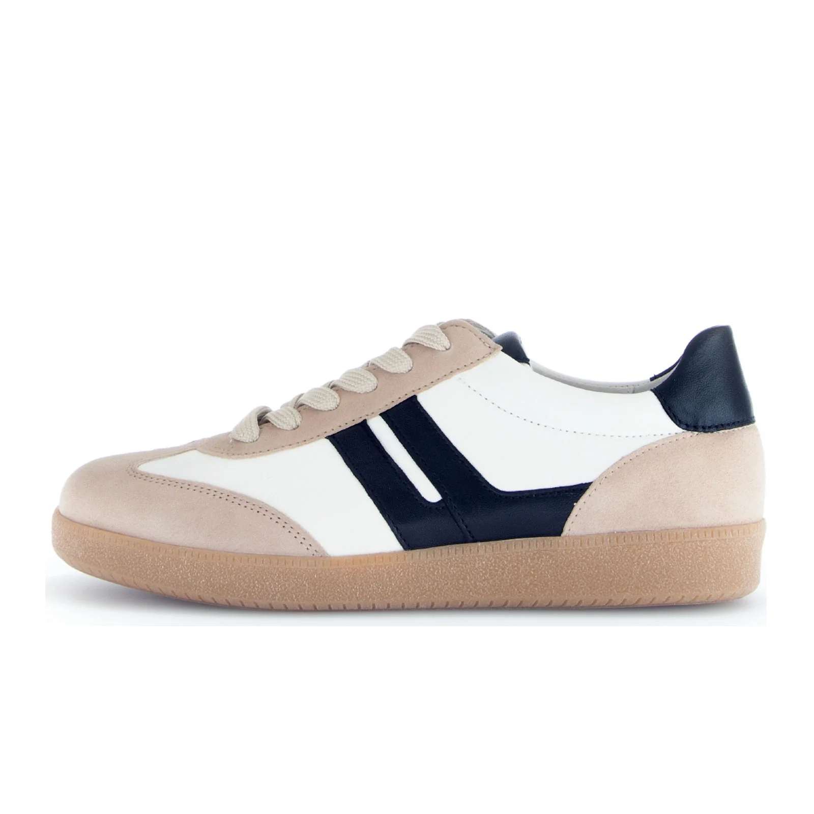 Gabor 300 Court Sneaker (Women) - Samtchevr/Nappa/Satin/Oak - Image 2