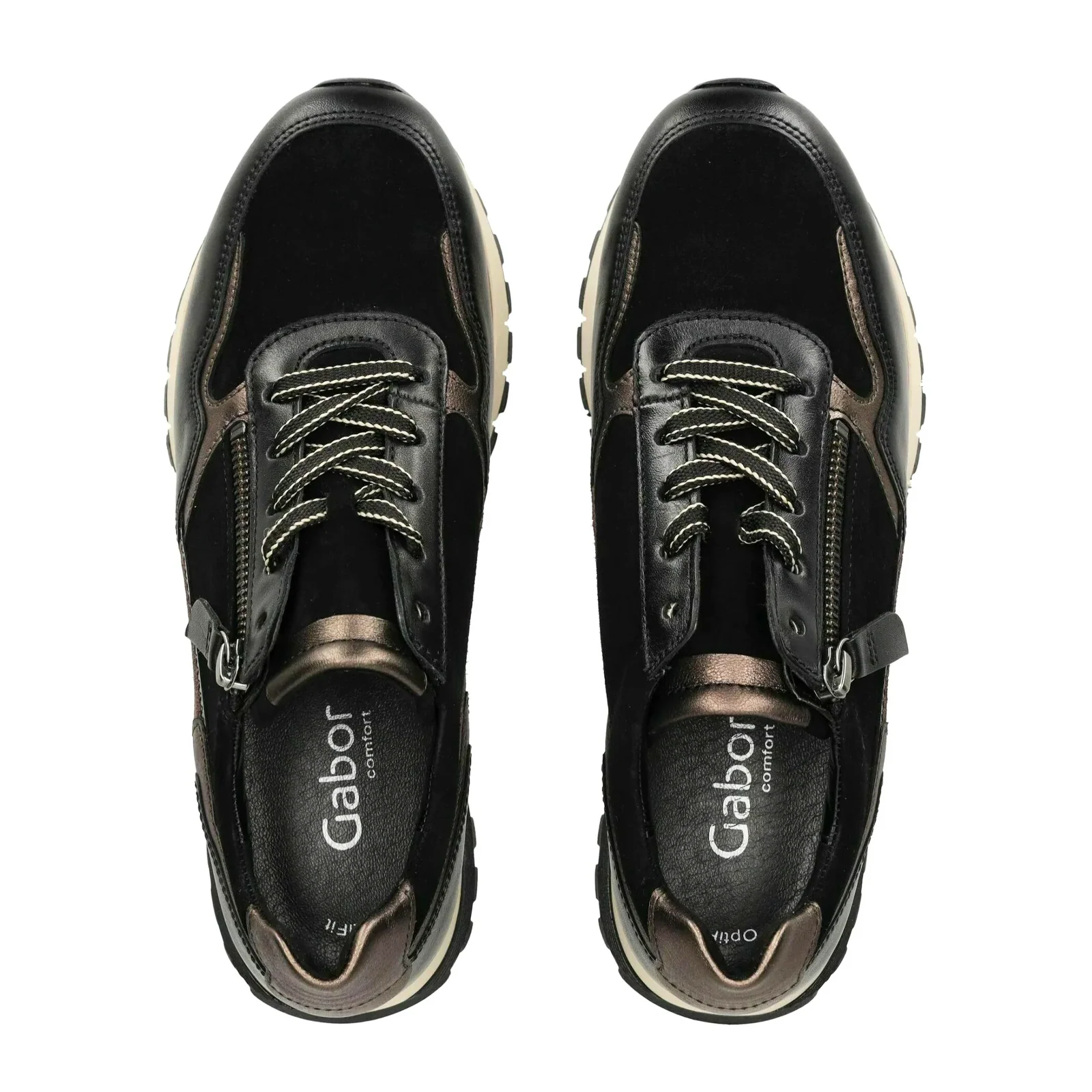Gabor 378 Kinsey Sneaker (Women) - Schwarz/Mohair/Smog - Image 5