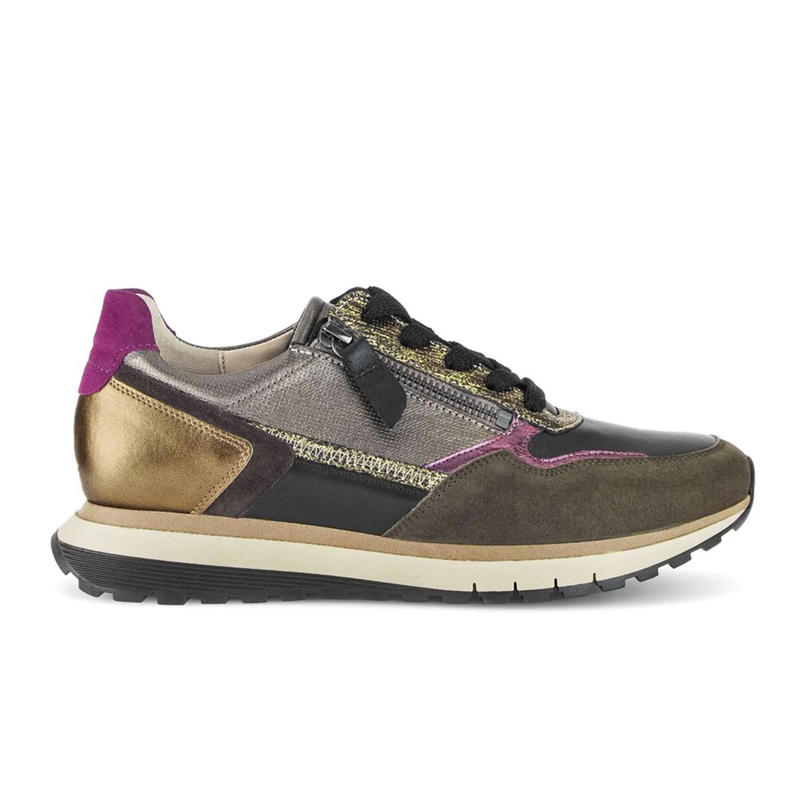 Gabor 378 Kinsey Sneaker (Women) - Triton/Velour/Schwarz