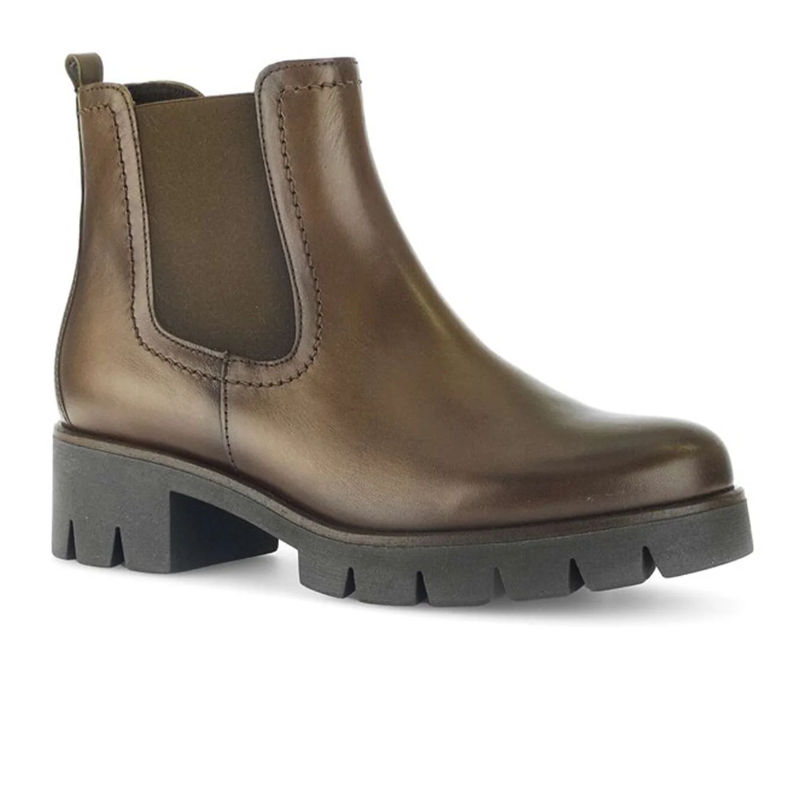 Gabor 710 Chelsea Lug Boot (Women) - English Brown Leather - Image 3