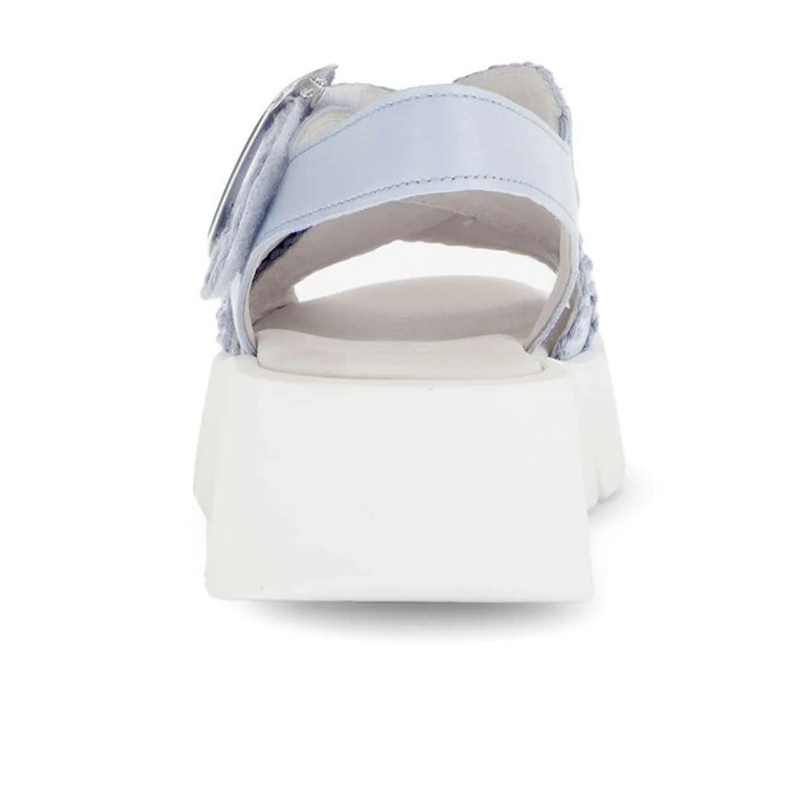Gabor 751 Stitch Platform Backstrap Sandal (Women) - Caspian Nappa/Sky - Image 4