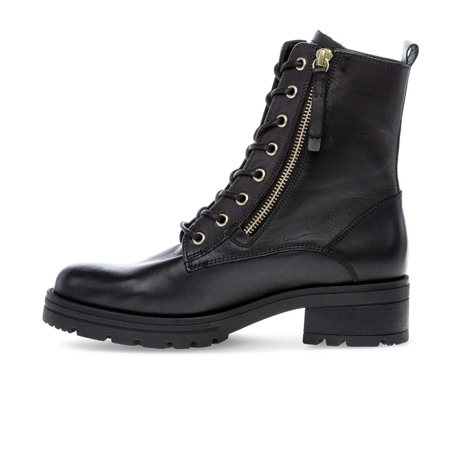 Gabor 785 Zip Combat Boot (Women) - Schwarz - Image 2