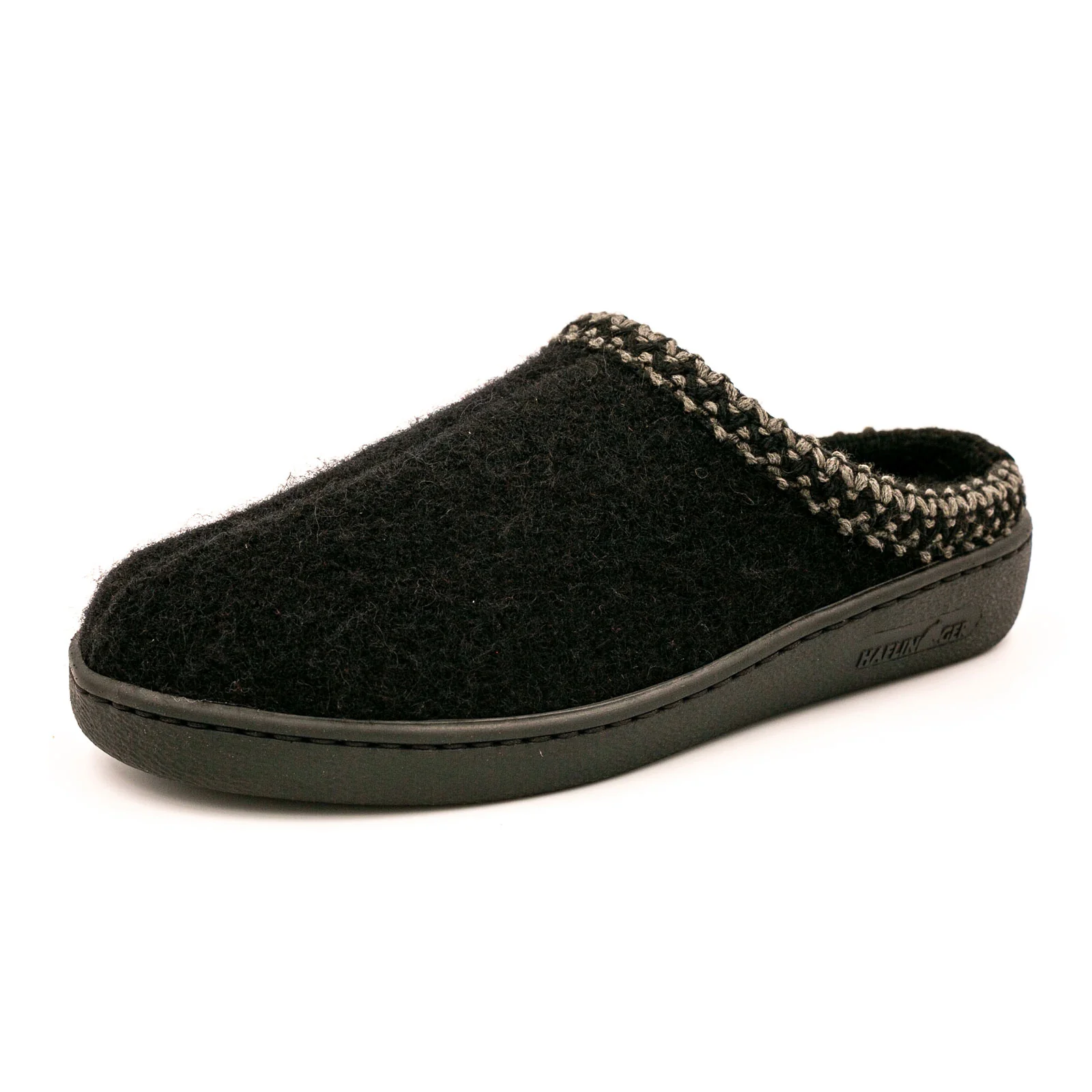 Haflinger AT 203 Slipper (Unisex) - Black - Image 3