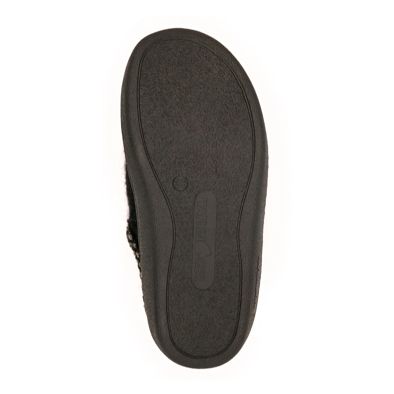 Haflinger AT 203 Slipper (Unisex) - Black - Image 7