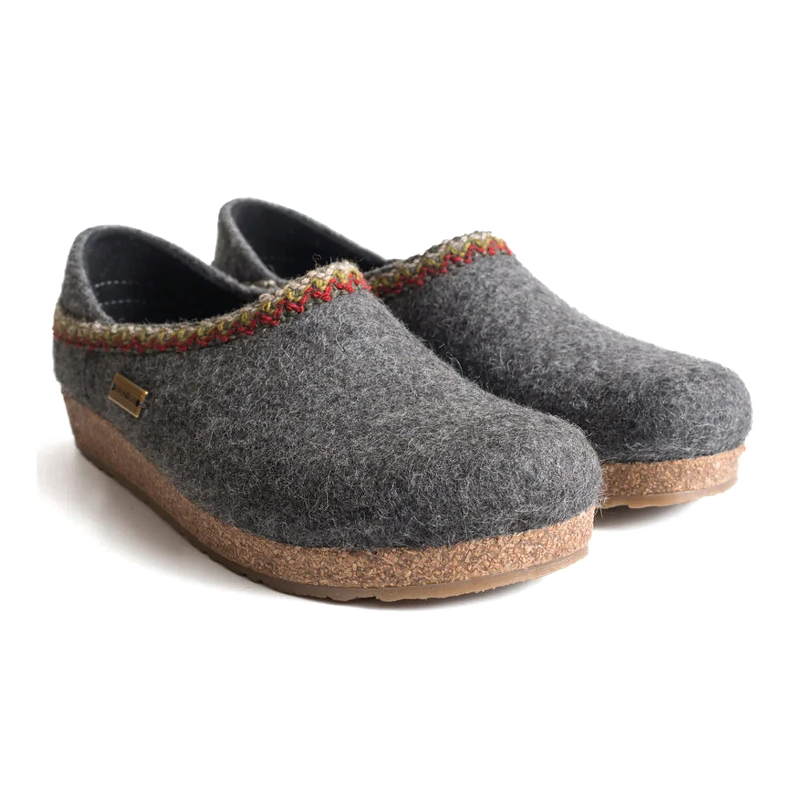 Haflinger GZH Zig Zag Clog (Unisex) - Anthracite - Image 2