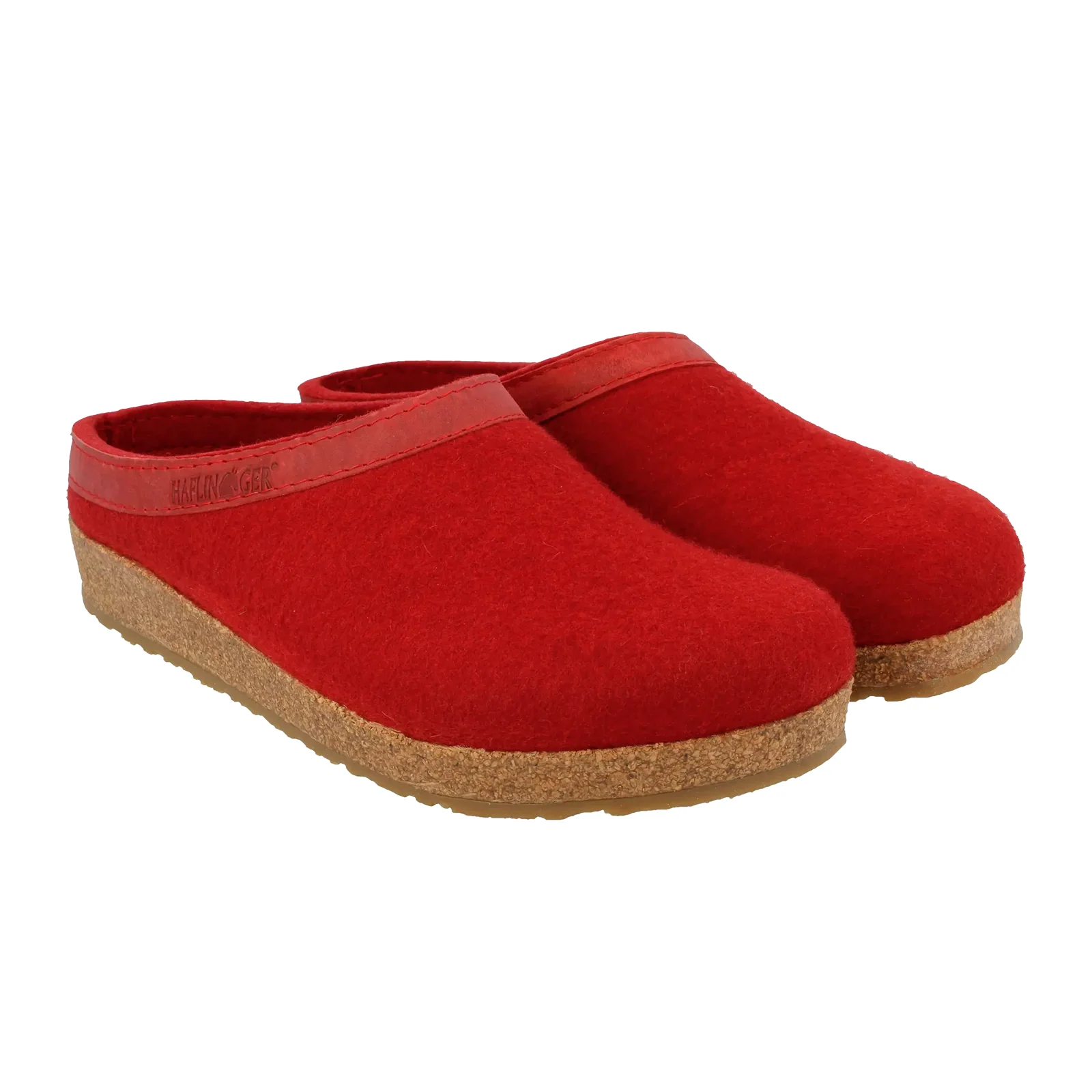 Haflinger GZL Clog (Unisex) - Red