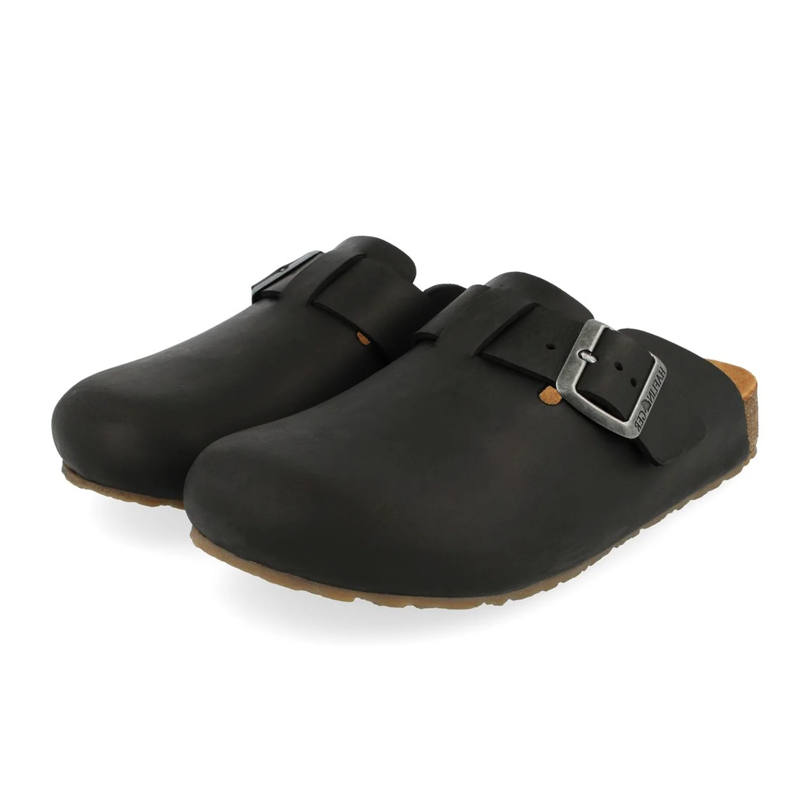 Haflinger Porto Clog (Unisex) - Black - Image 2