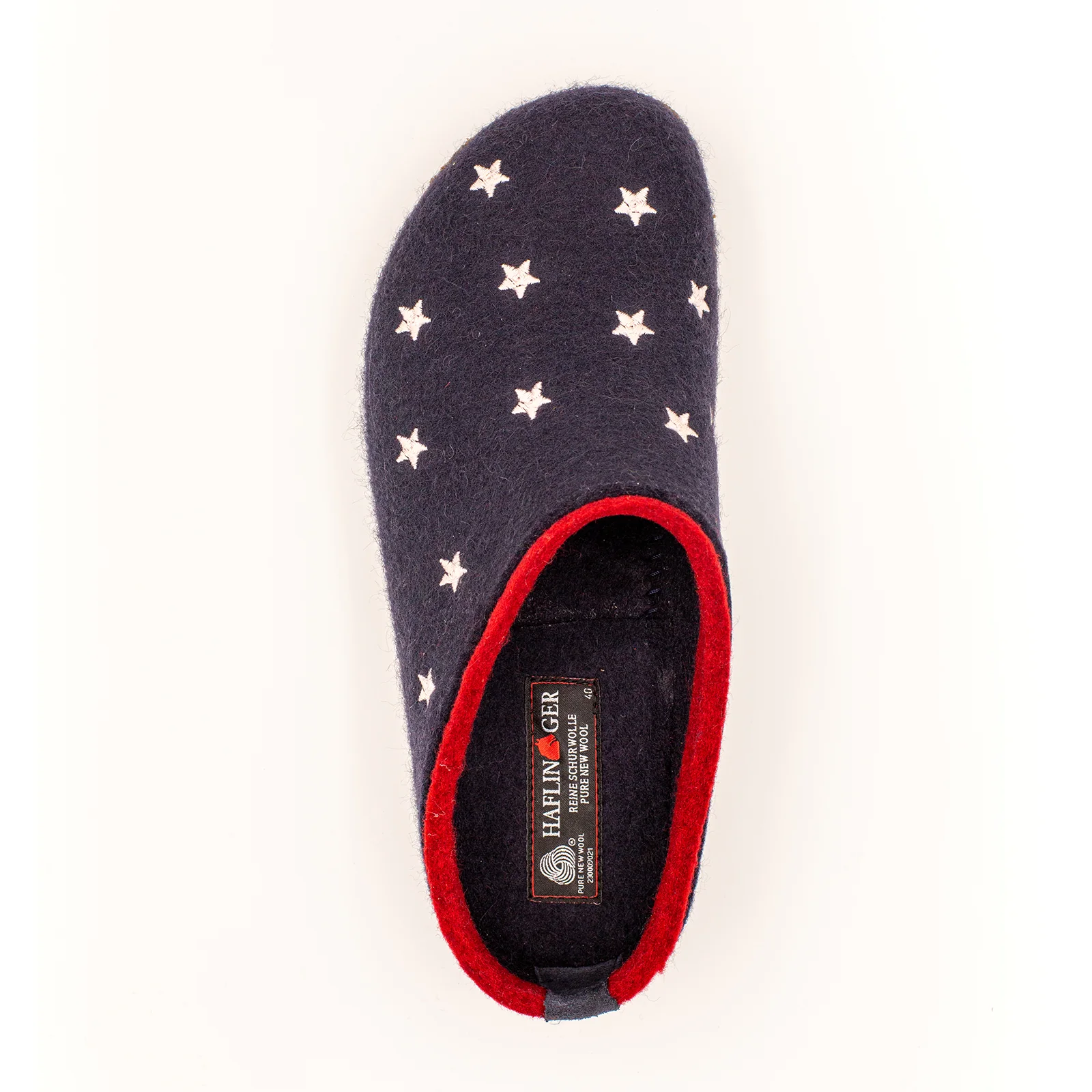 Haflinger Stars 'N Stripes Clog (Women) - Navy - Image 5