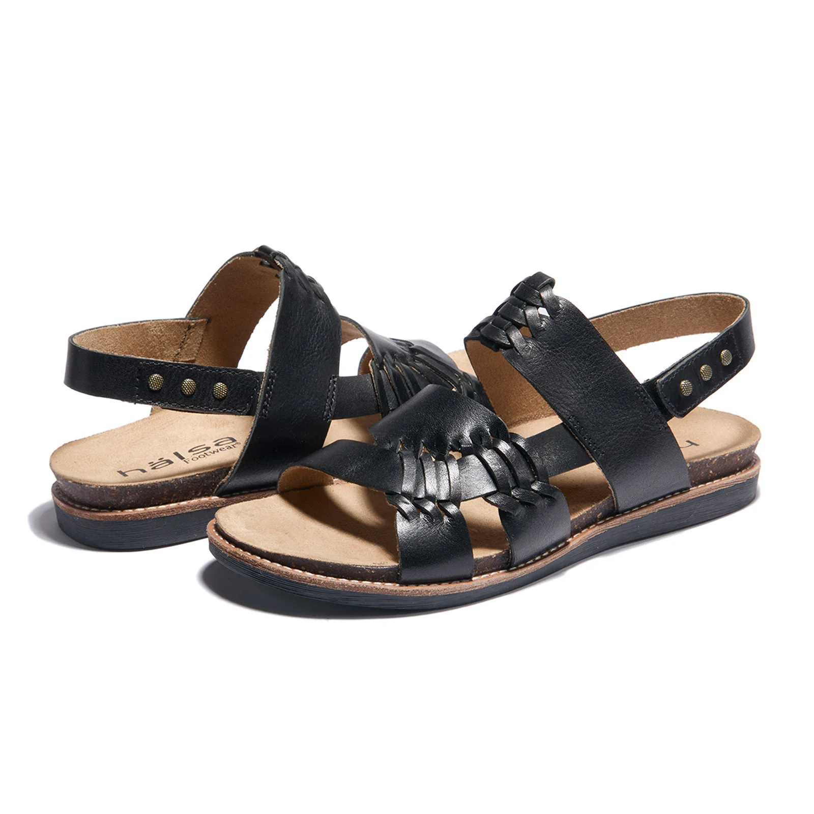 Halsa Bella Backstrap Sandal (Women) - Black - Image 2