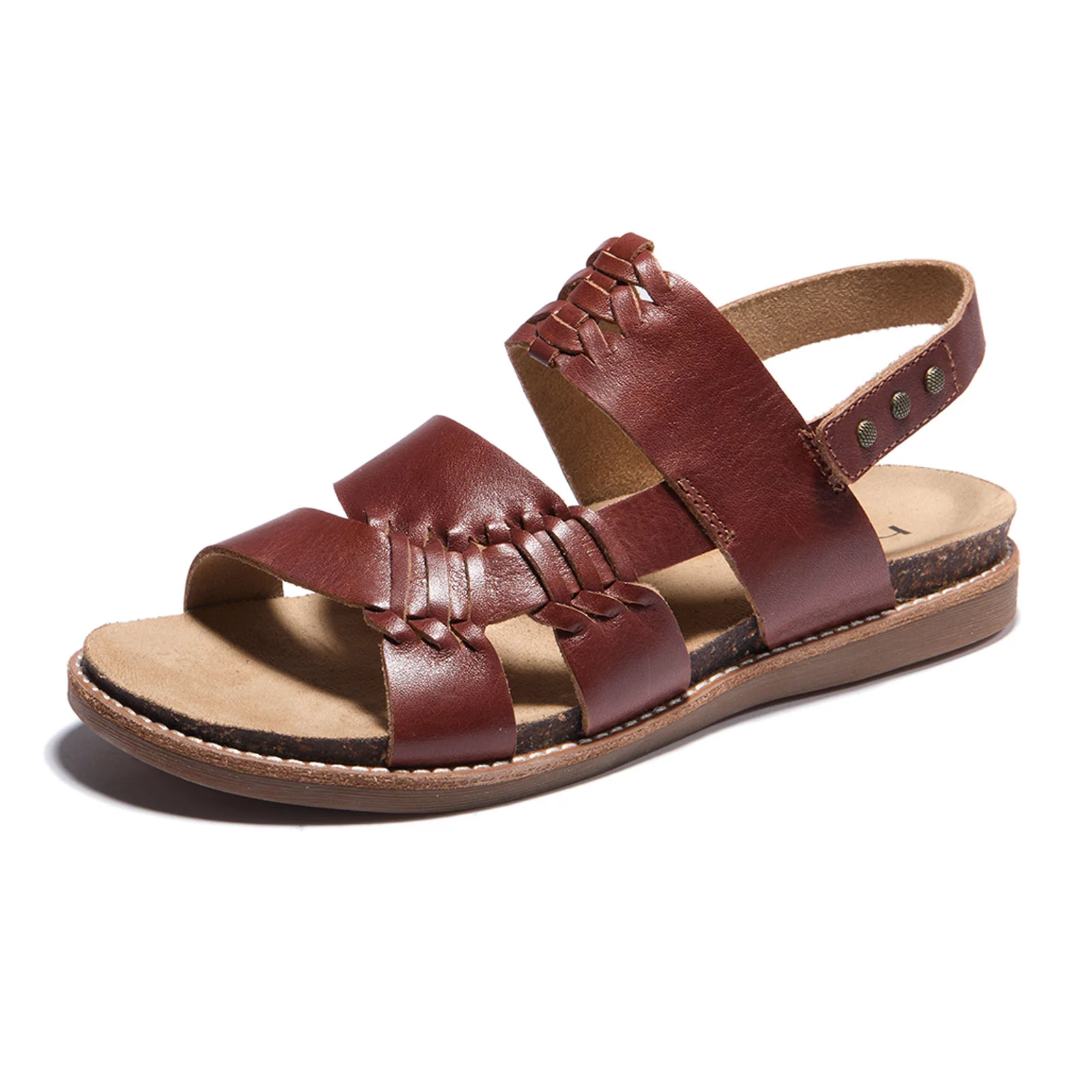 Halsa Bella Backstrap Sandal (Women) - Cognac - Image 2