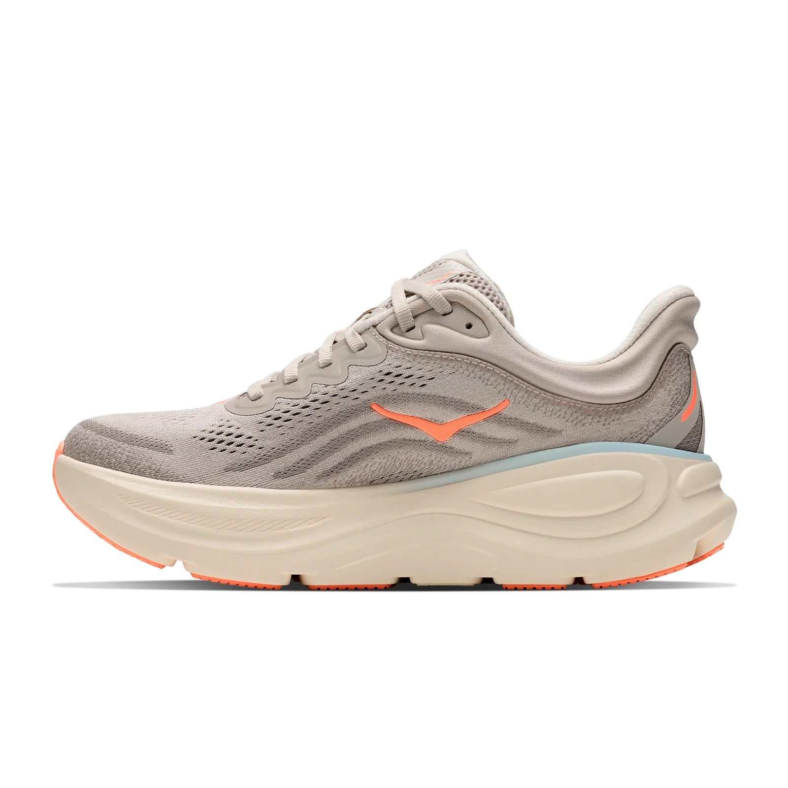 Hoka Bondi 9 Running Shoe (Women) - River Rock Grey/Mineral Ore - Image 2