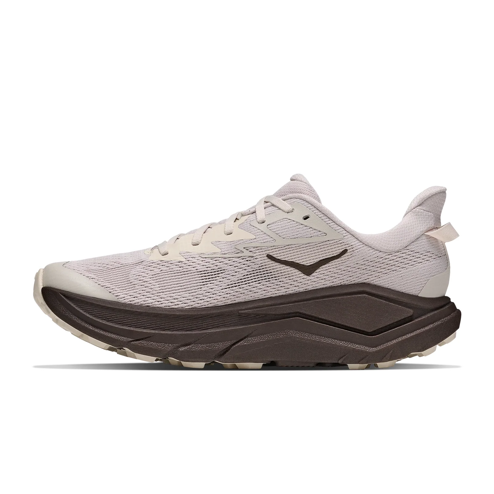 Hoka Challenger 8 Trail Running Shoe (Men) - River Rock Grey/Cast Iron - Image 2