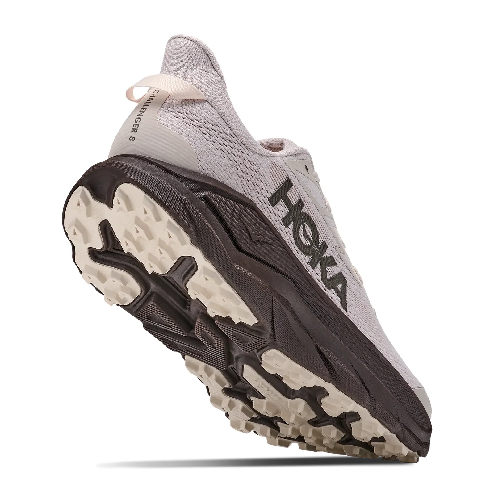 Hoka Challenger 8 Trail Running Shoe (Men) - River Rock Grey/Cast Iron - Image 4
