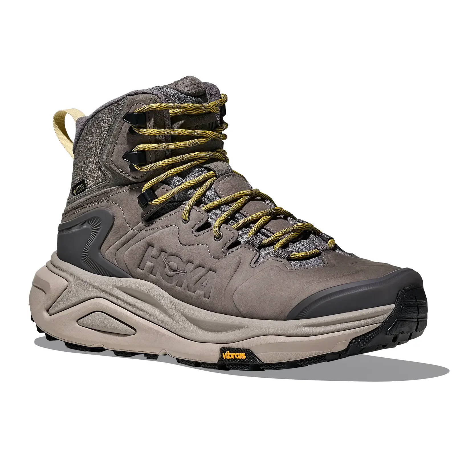 Hoka Kaha 3 GTX Hiking Shoe (Men) - Gravel/Cement - Image 3