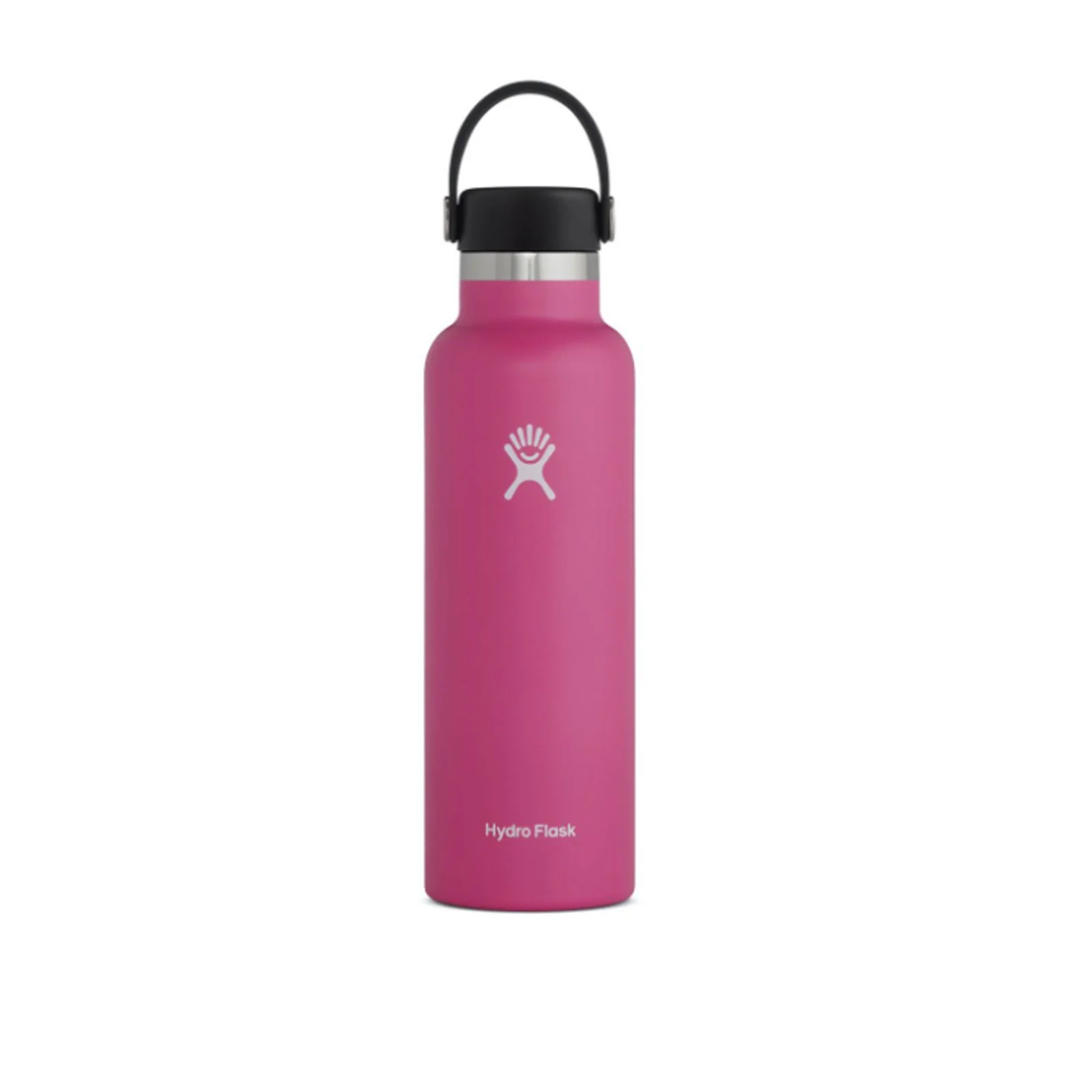 HydroFlask Standard Mouth Water Bottle with Flex Cap 21 oz - Carnation